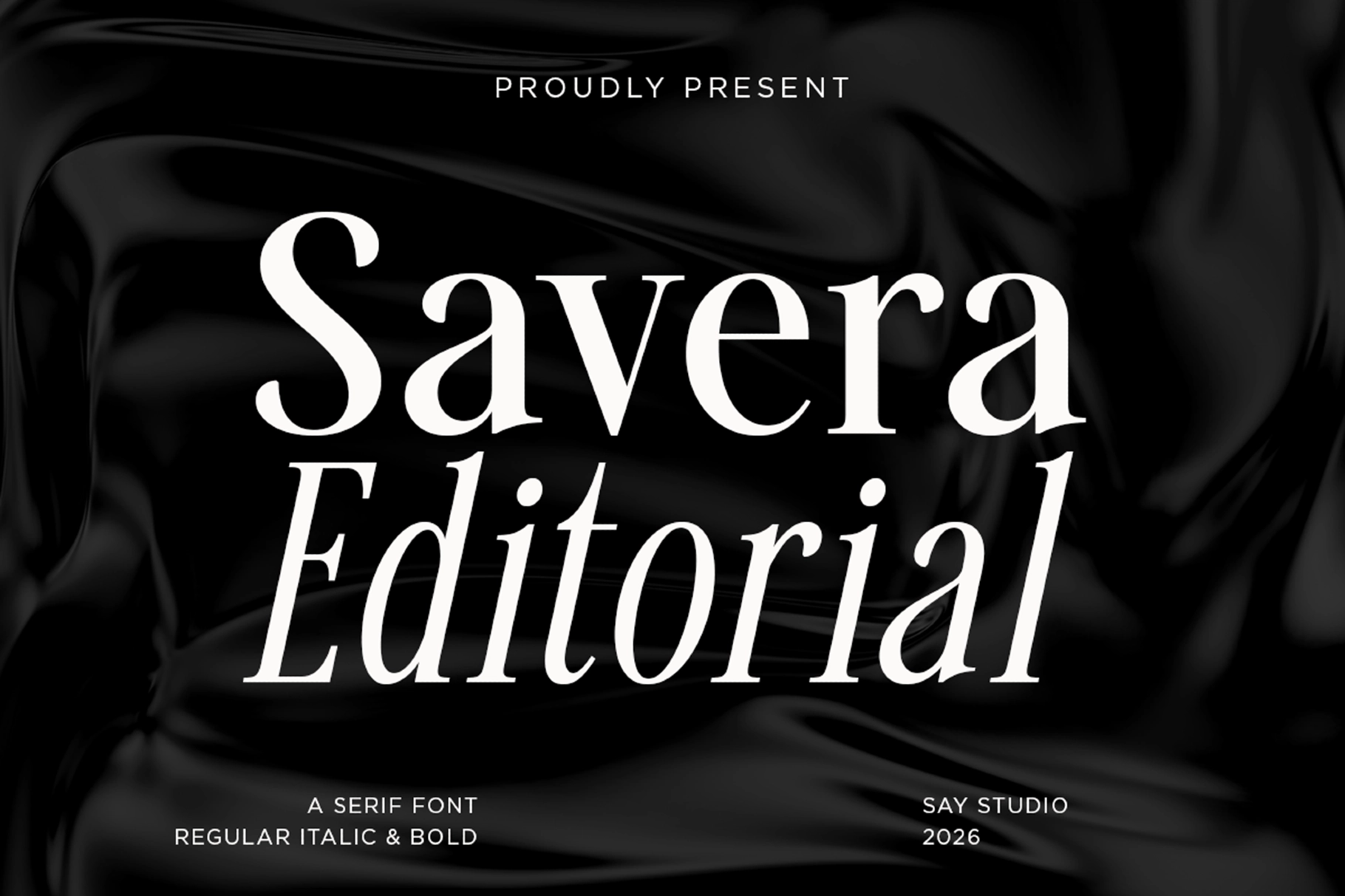 Savera Editorial - Classic Serif Font