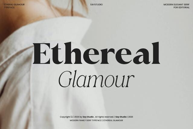 Ethereal Glamour - Luxury Modern Serif Font