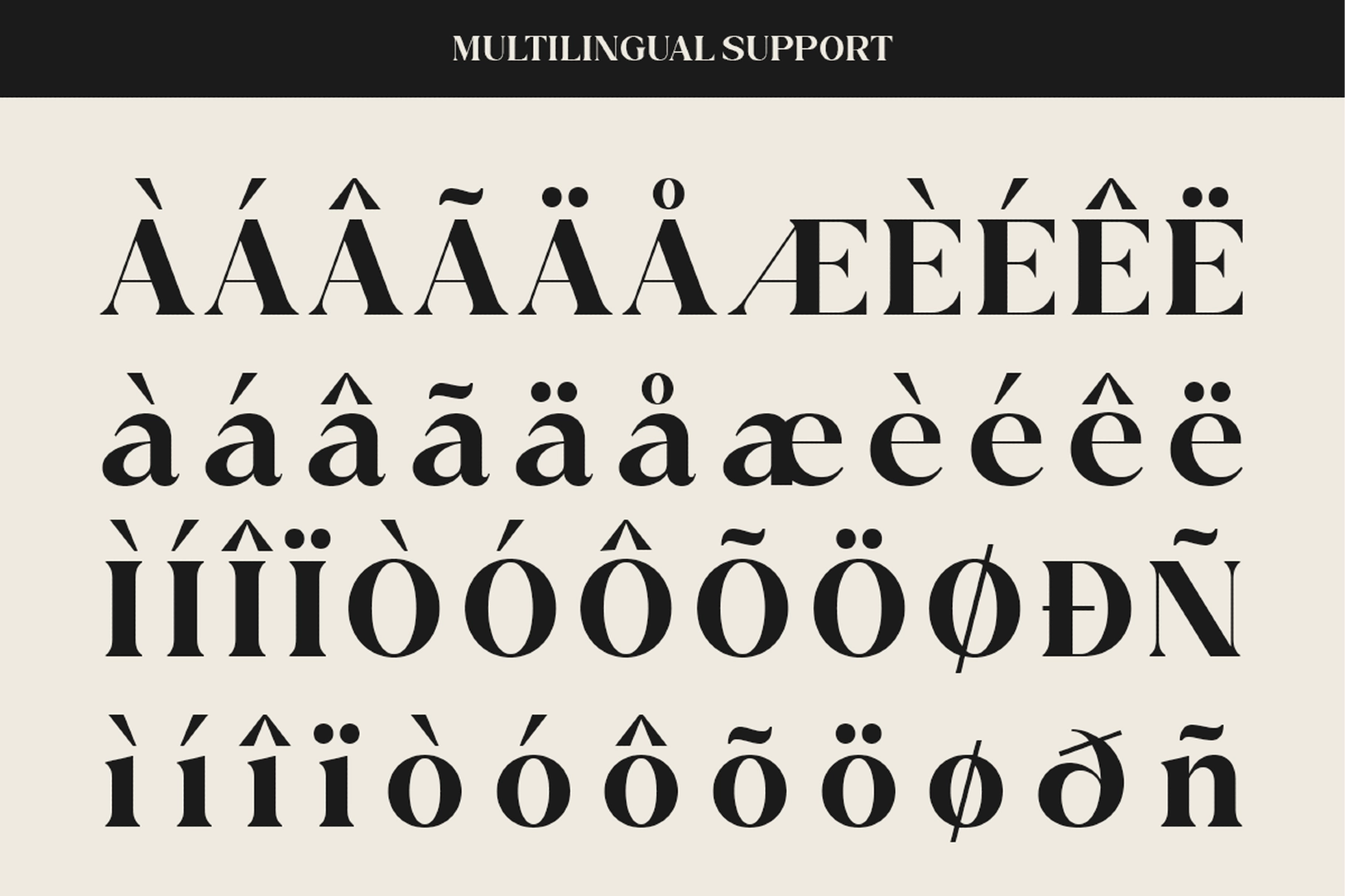 Ethereal Glamour - Luxury Modern Serif Font