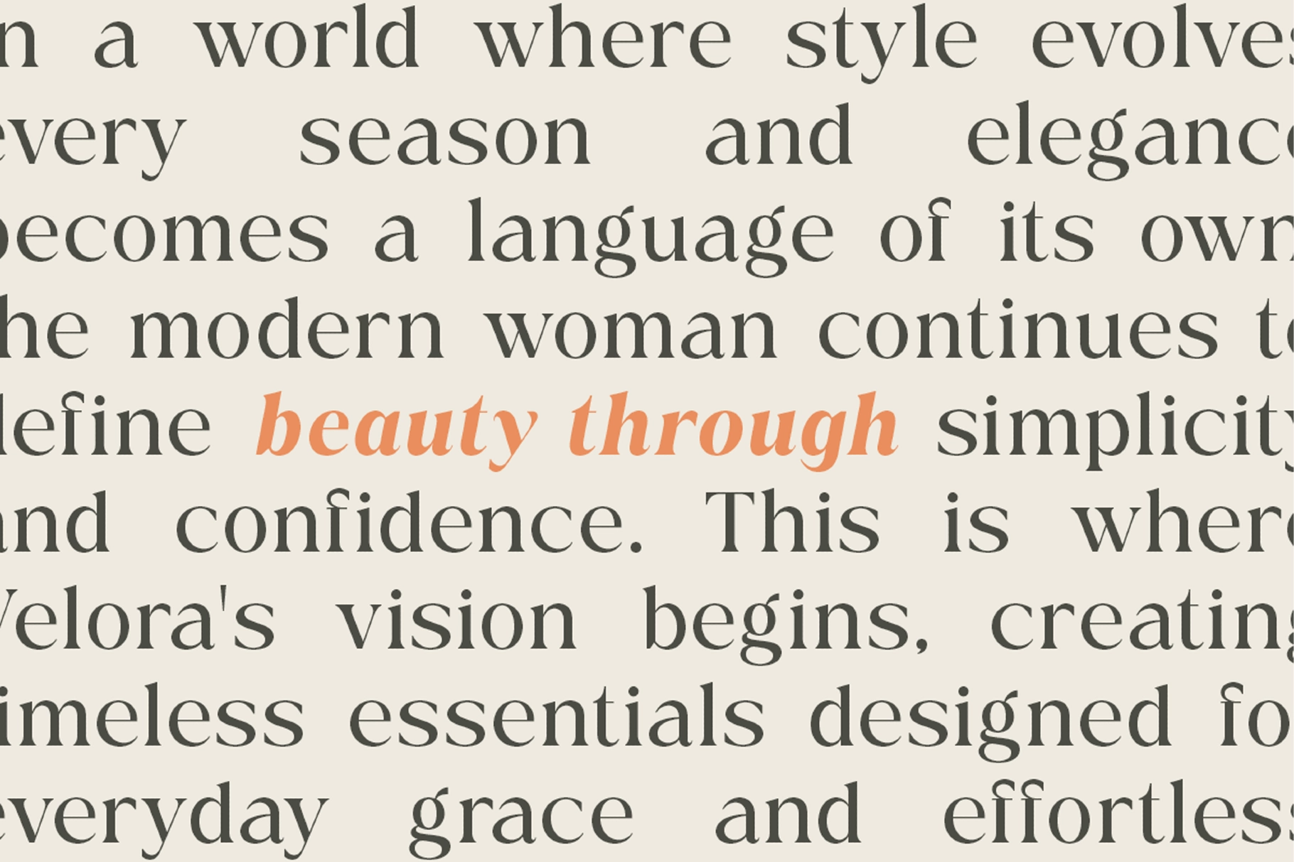 Ethereal Glamour - Luxury Modern Serif Font