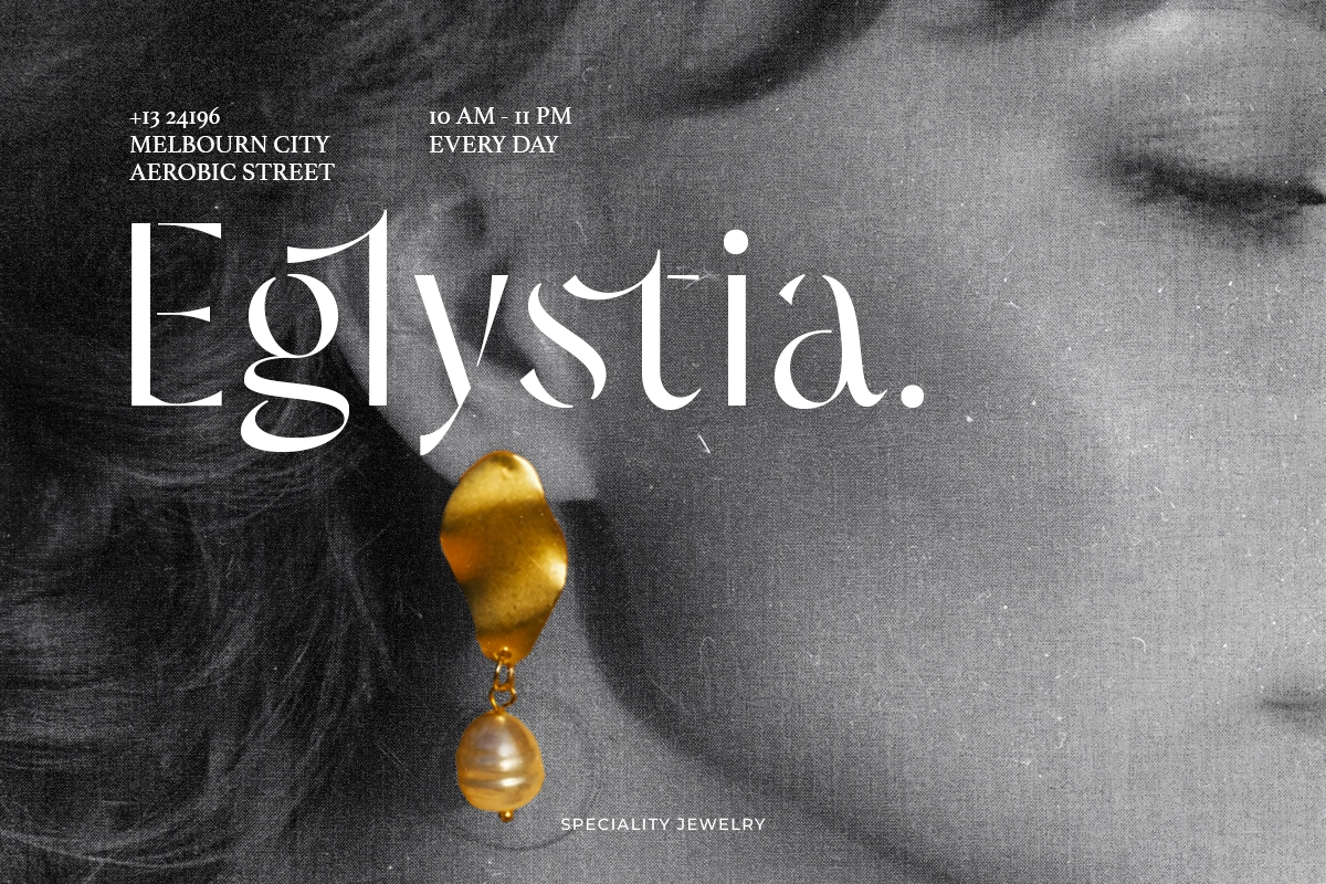 Glavoire - Elegant Stencil Sans Font