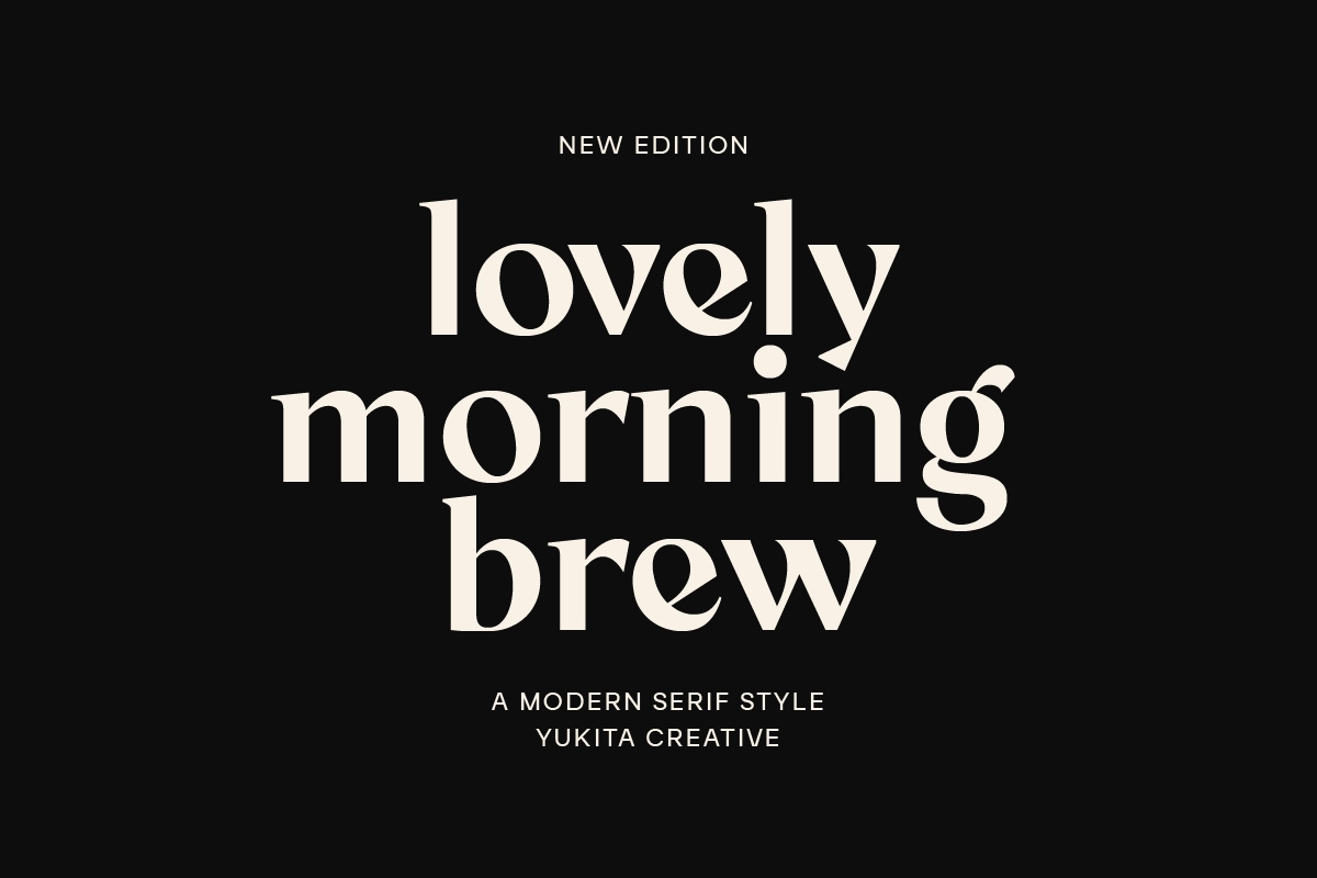 Vogun - Minimal Modern Serif Font