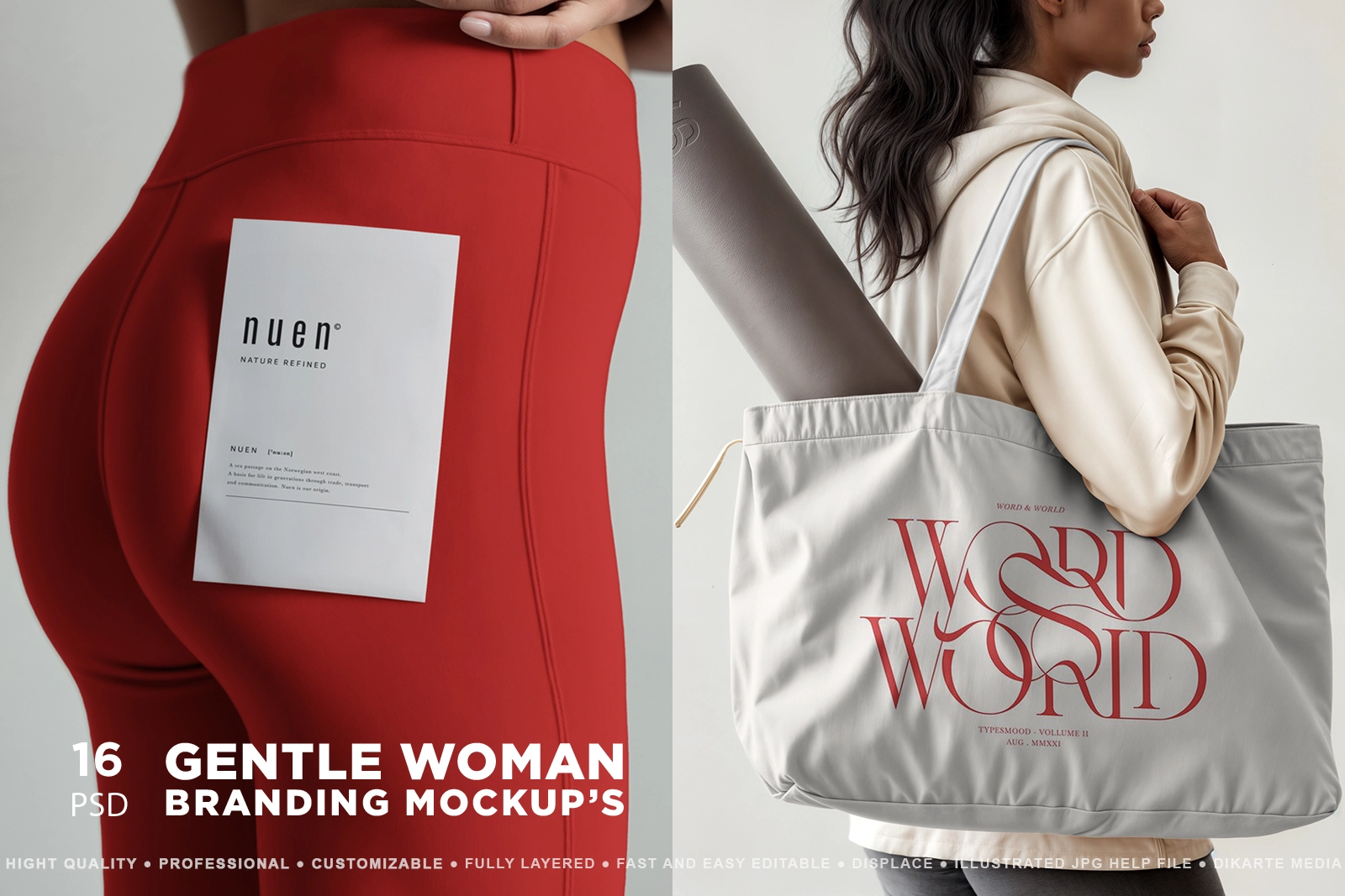 Gentle Woman Branding Mockup Set