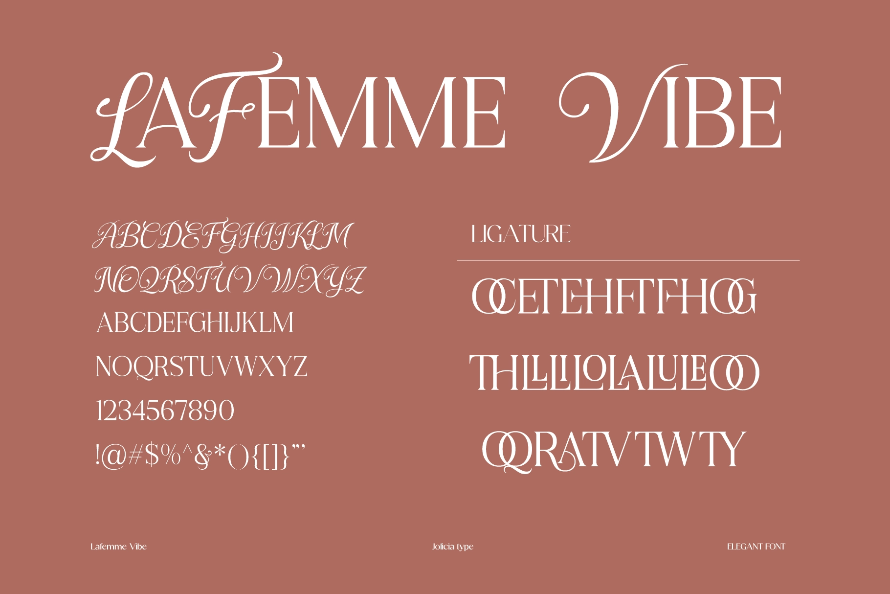 La Femme Vibe - Elegant Serif Font