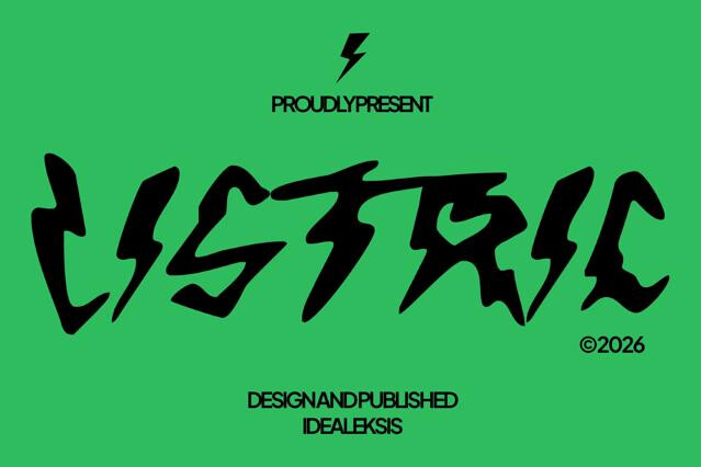 Listric - Graffiti Display Font