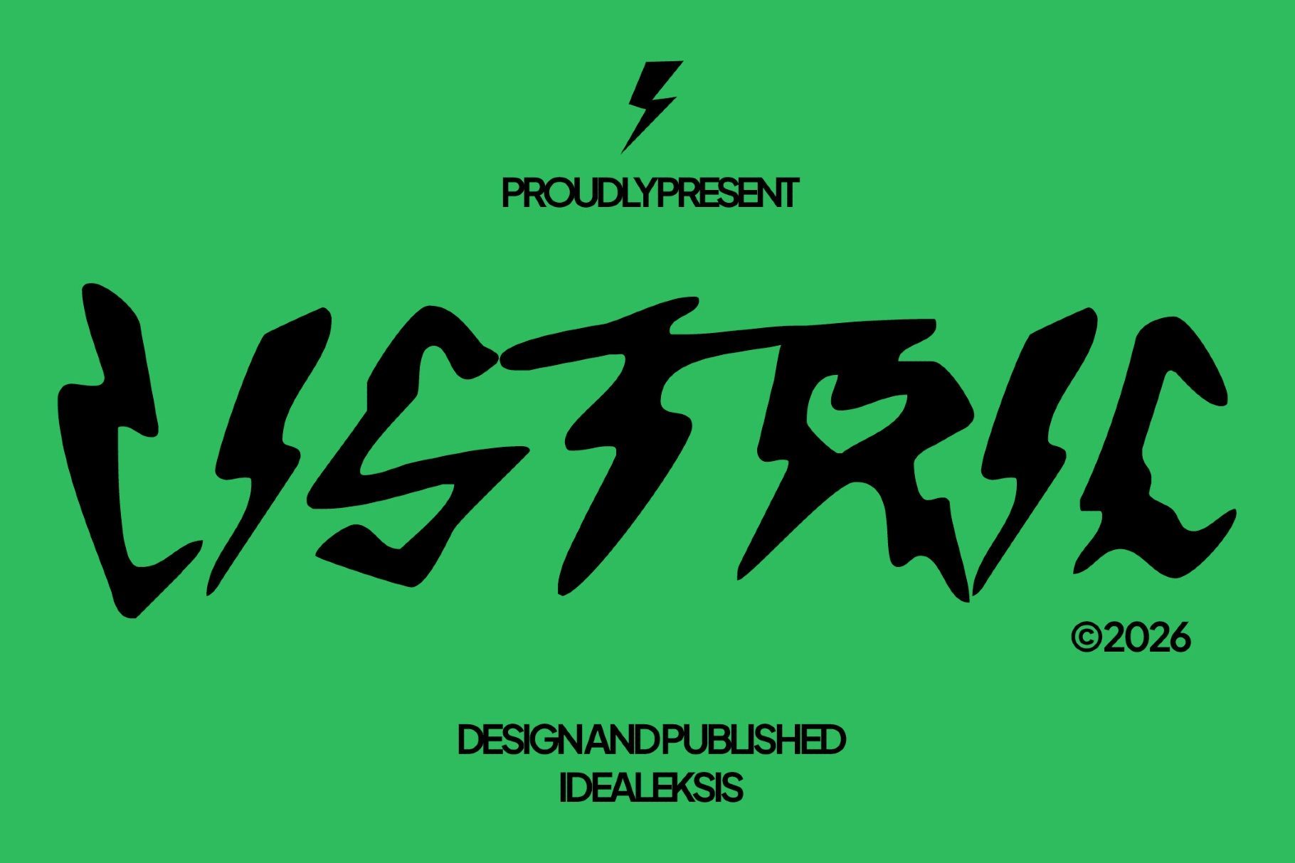 Listric - Graffiti Display Font
