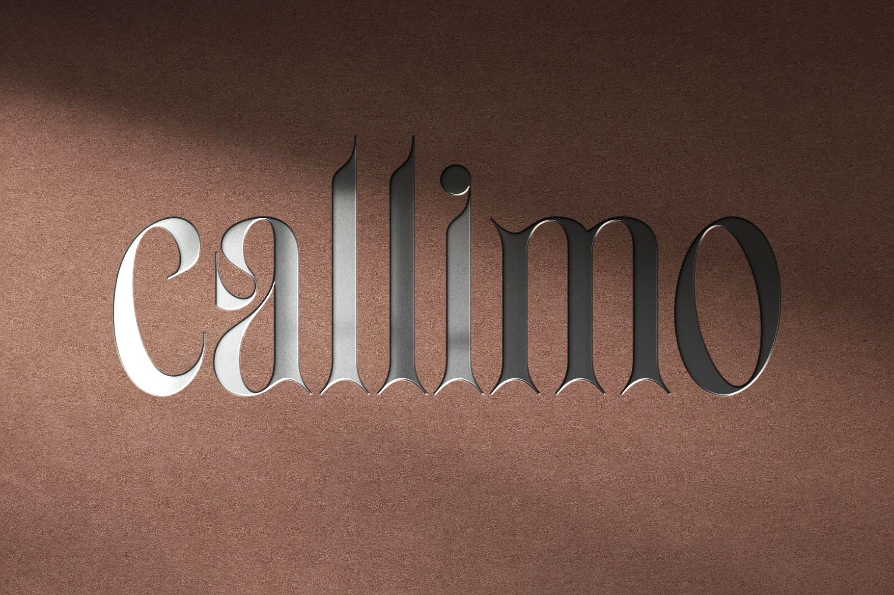 Glossy Debossed Logo Mockup