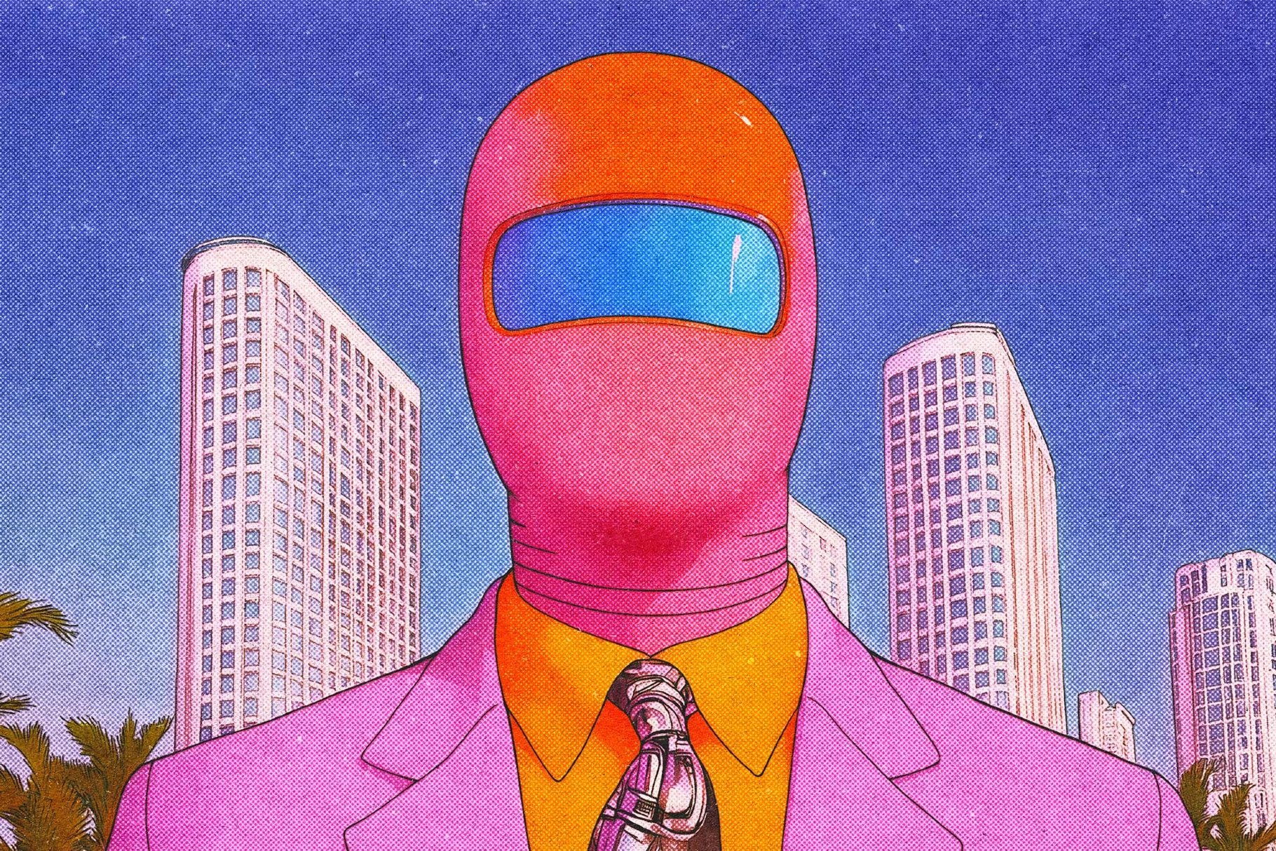 Halftone Print Photo Effect