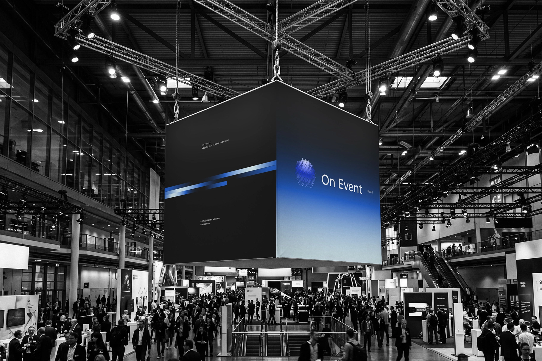 Expo Cube Banner Mockup