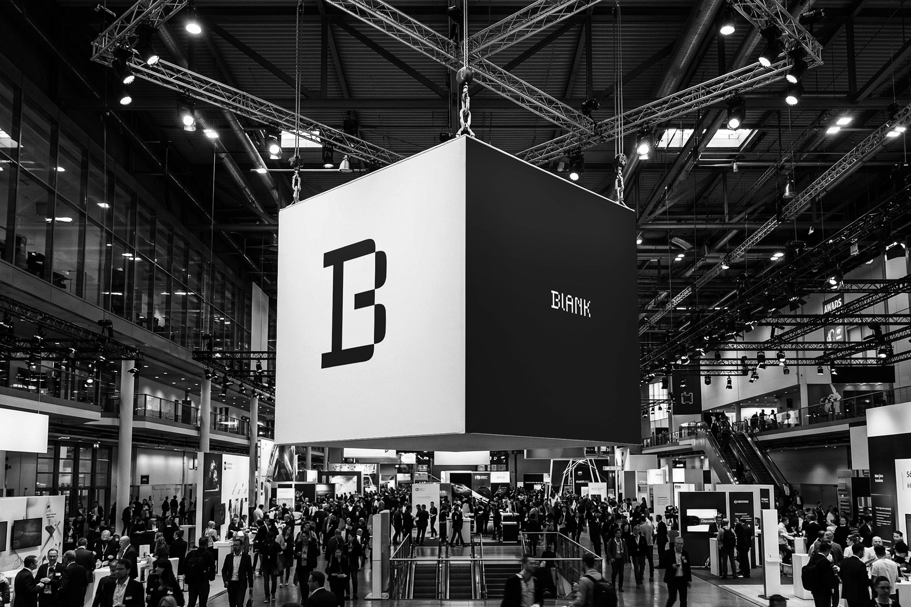 Expo Cube Banner Mockup