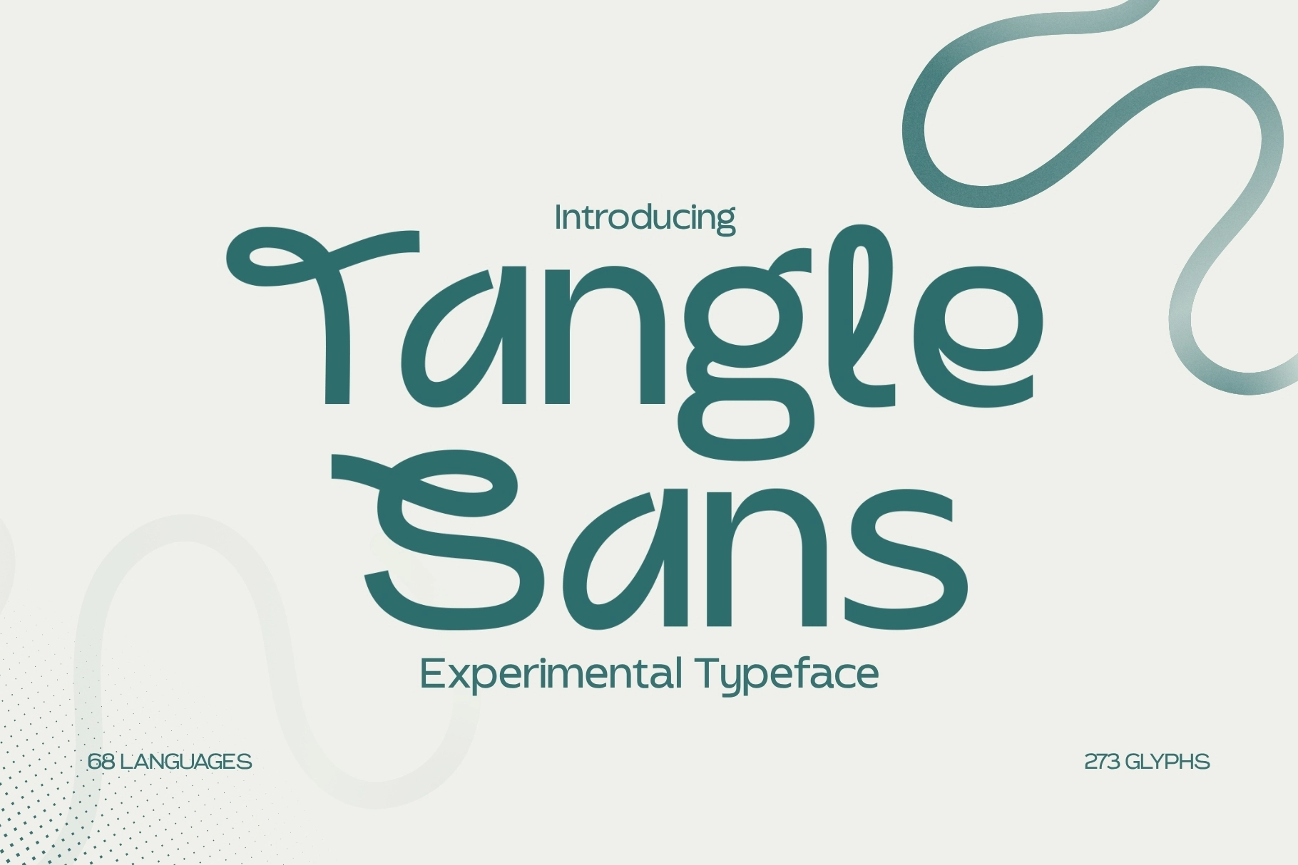 Tangle Sans - Experimental Sans Serif Font