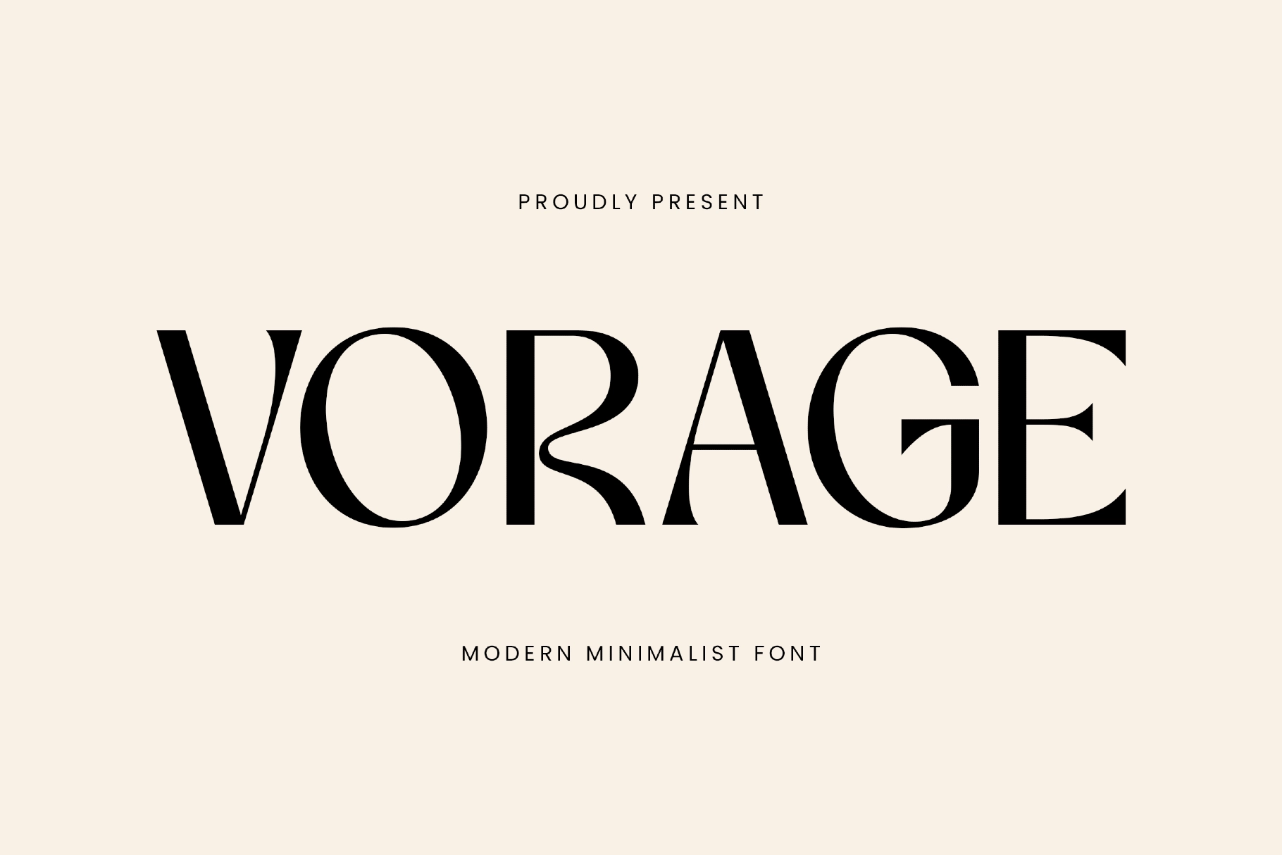Vorage – Elegant Luxury Serif Font