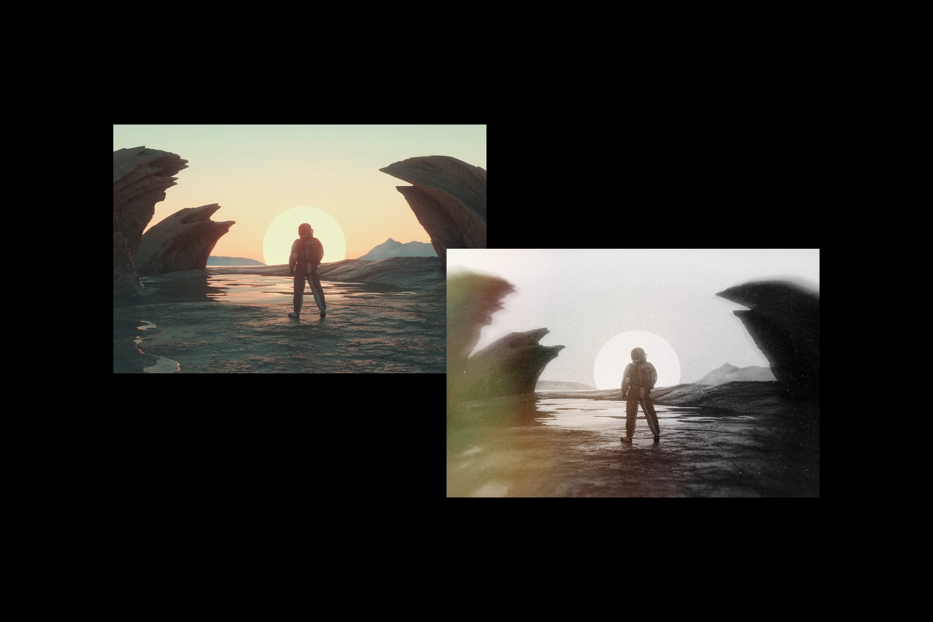 Blurred Cinema Photo Effect