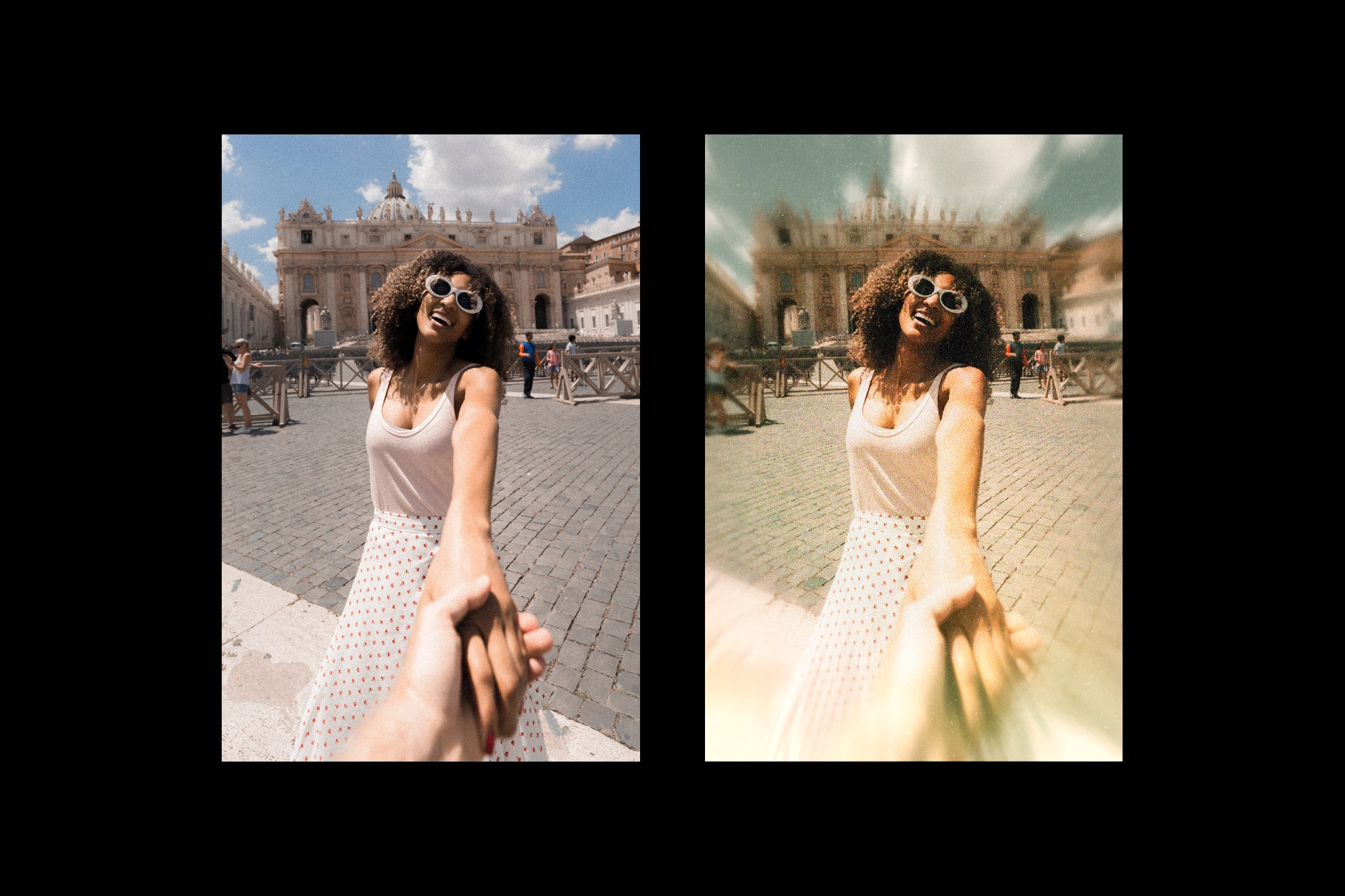 Blurred Cinema Photo Effect