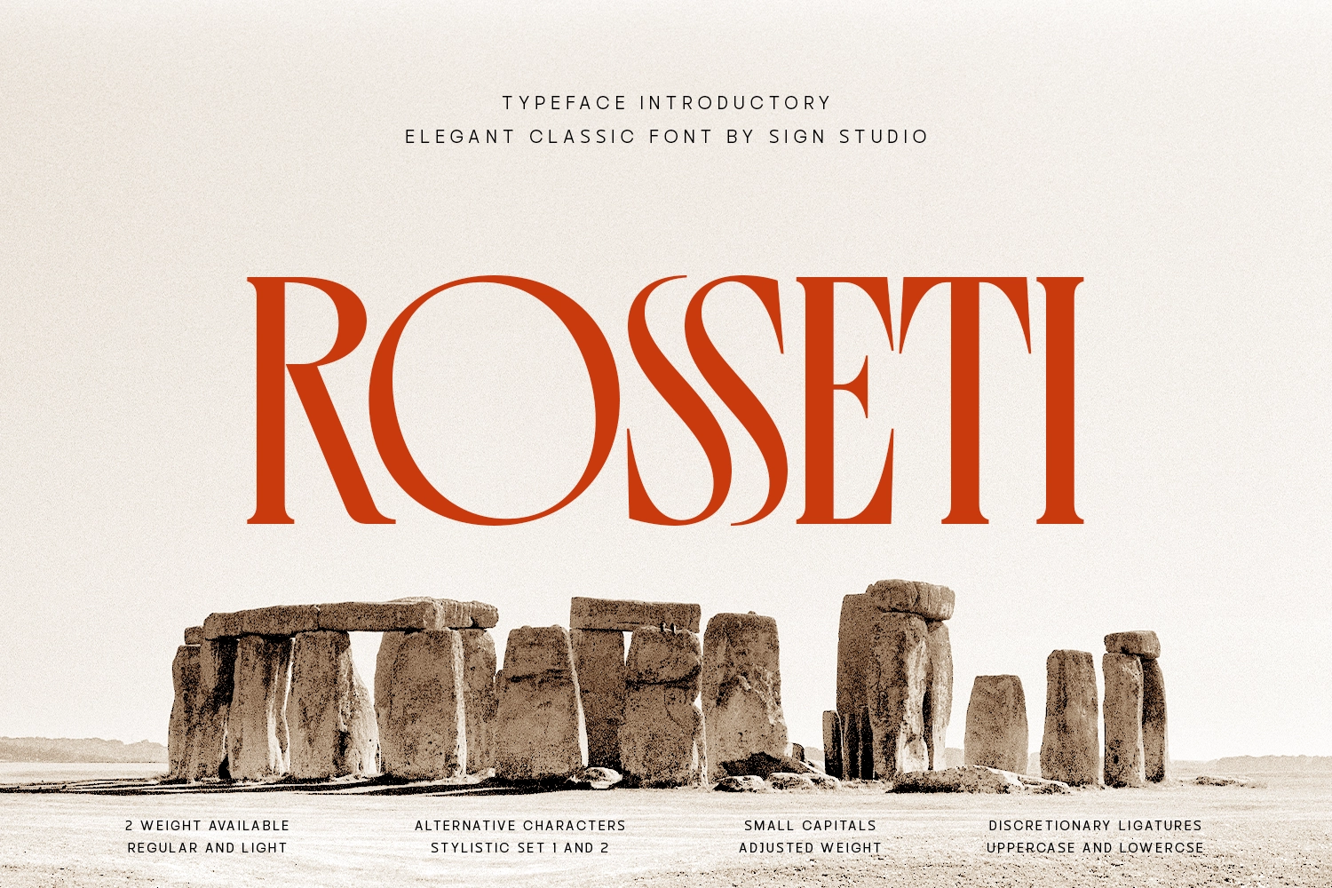 Rosseti - Elegant Classic Serif Font
