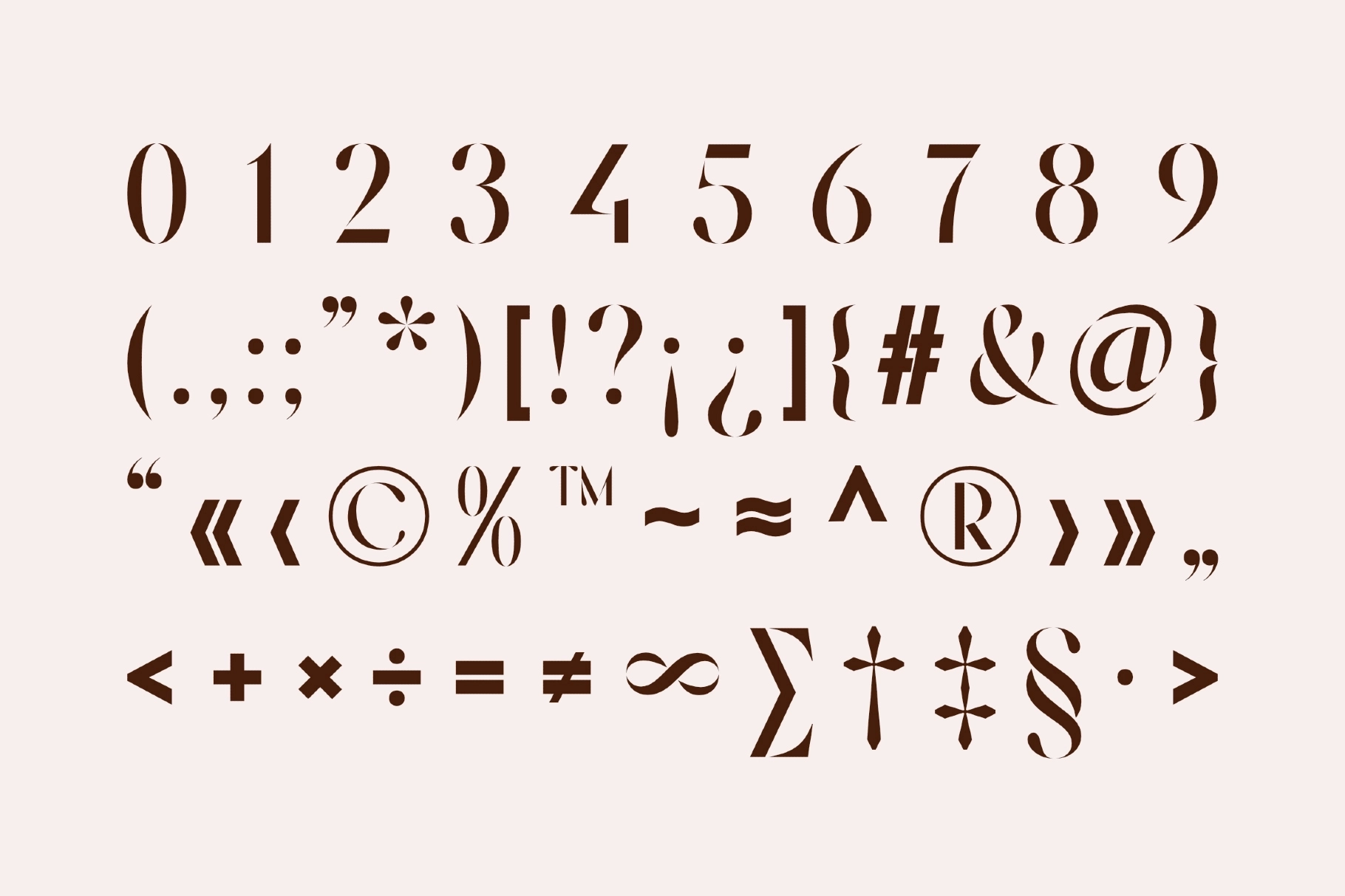 Nickova — Luxury Fashion Stencil Typeface