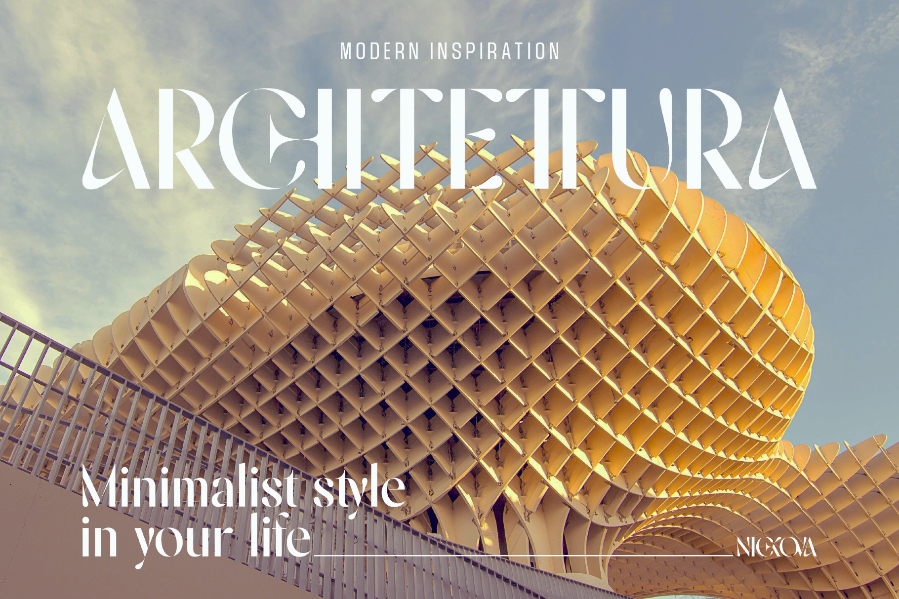 Nickova — Luxury Fashion Stencil Typeface