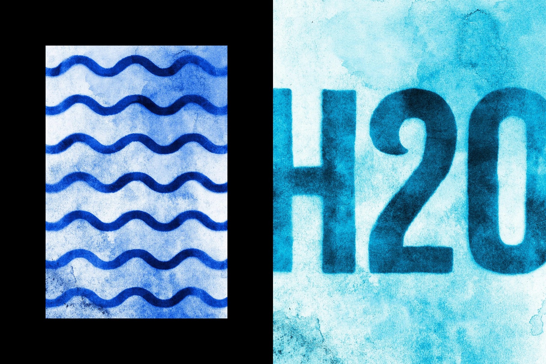 Watercolor Painted Text Effect