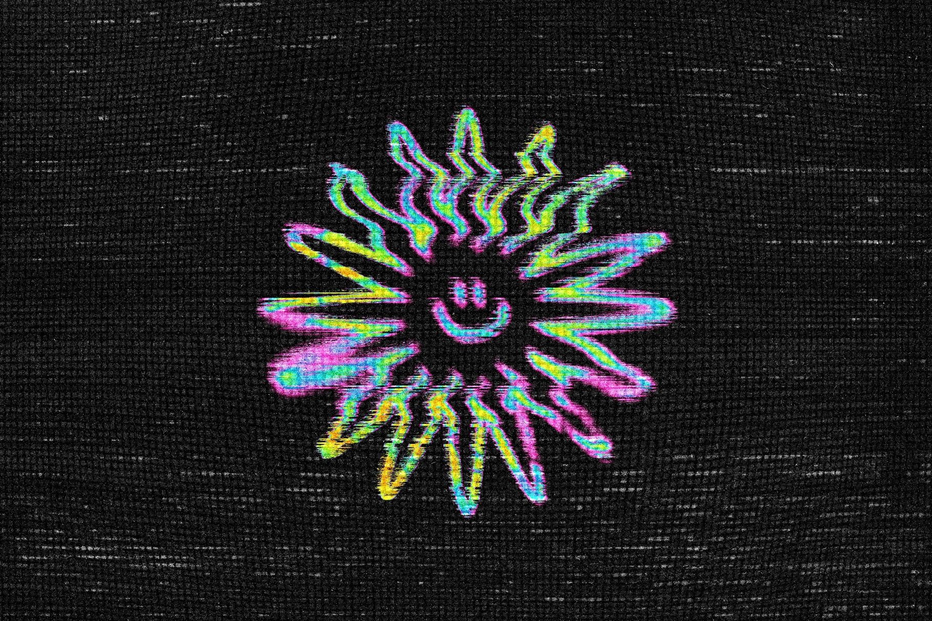 Infrared Glitch Text Effect