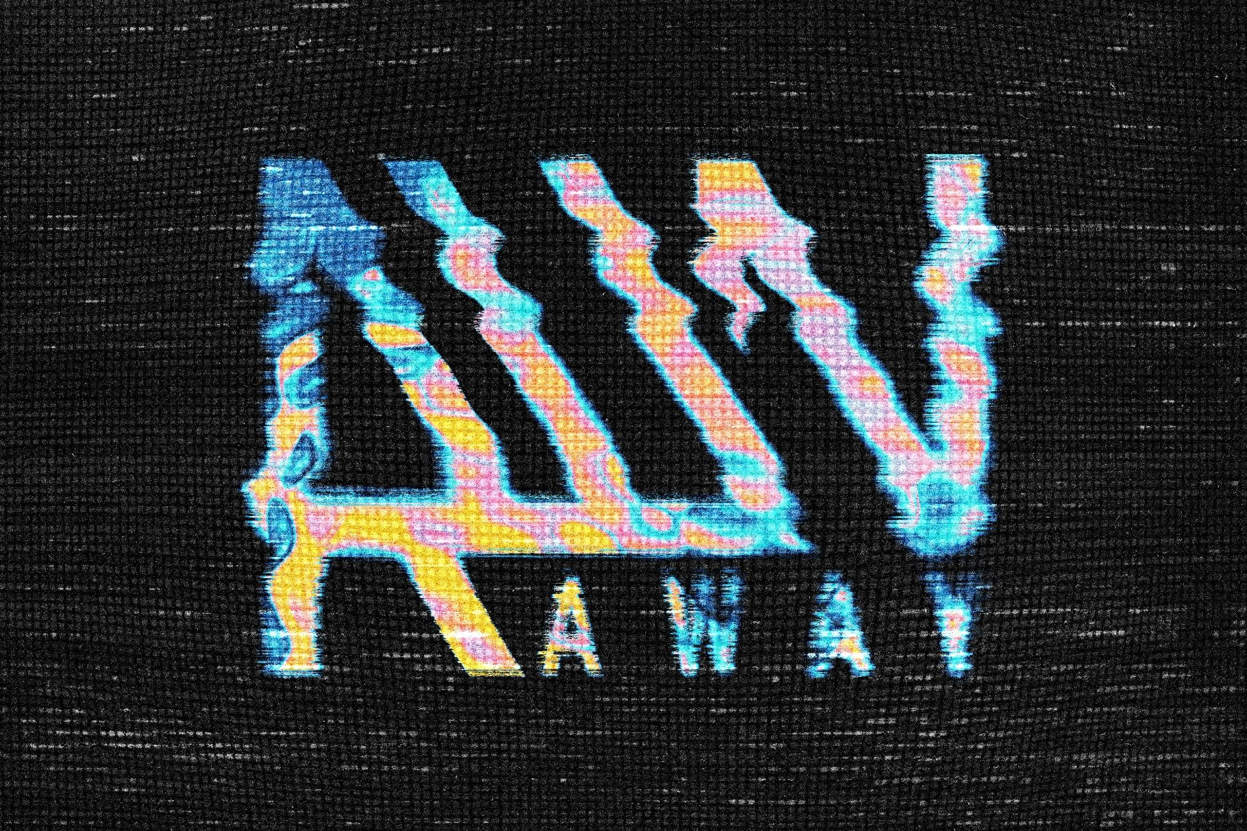 Infrared Glitch Text Effect