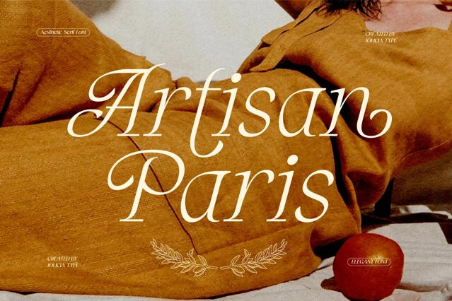 Artisan Paris – Elegant Display Serif Font