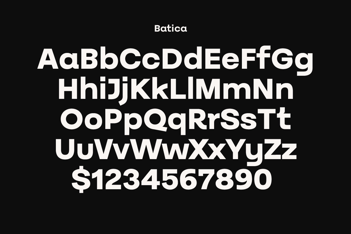 Batica – Modern Geometric Sans Font