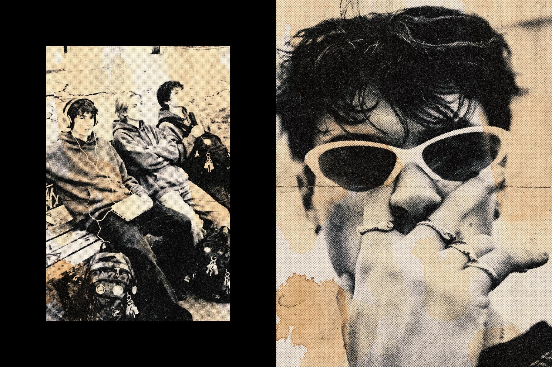 Grunge Halftone Photo Effect