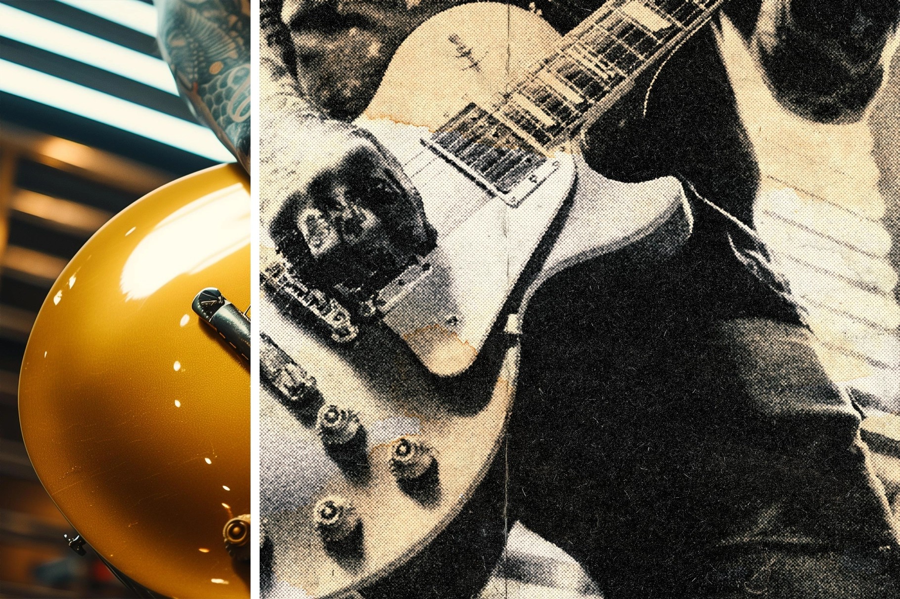 Grunge Halftone Photo Effect