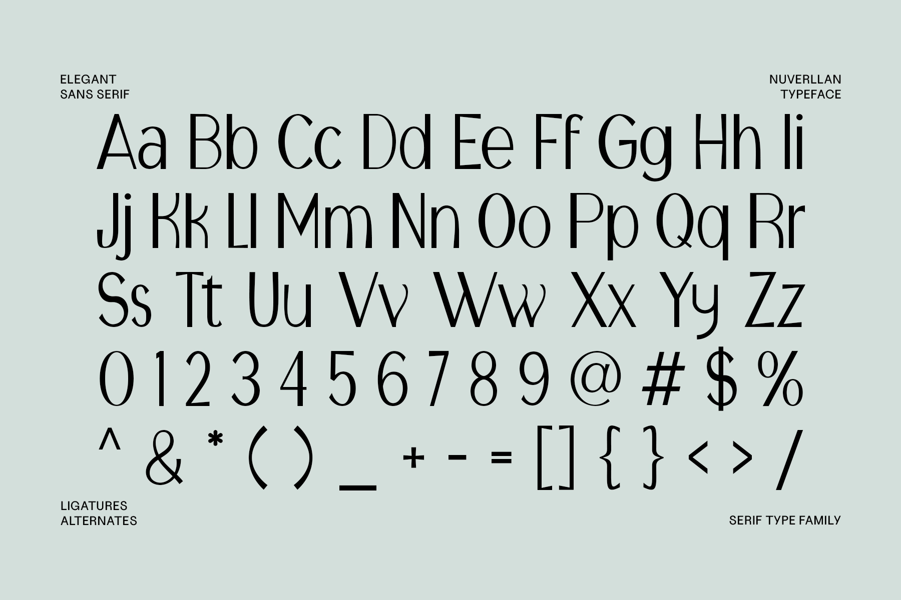 Nuvellan - Elegant Sans Serif Font