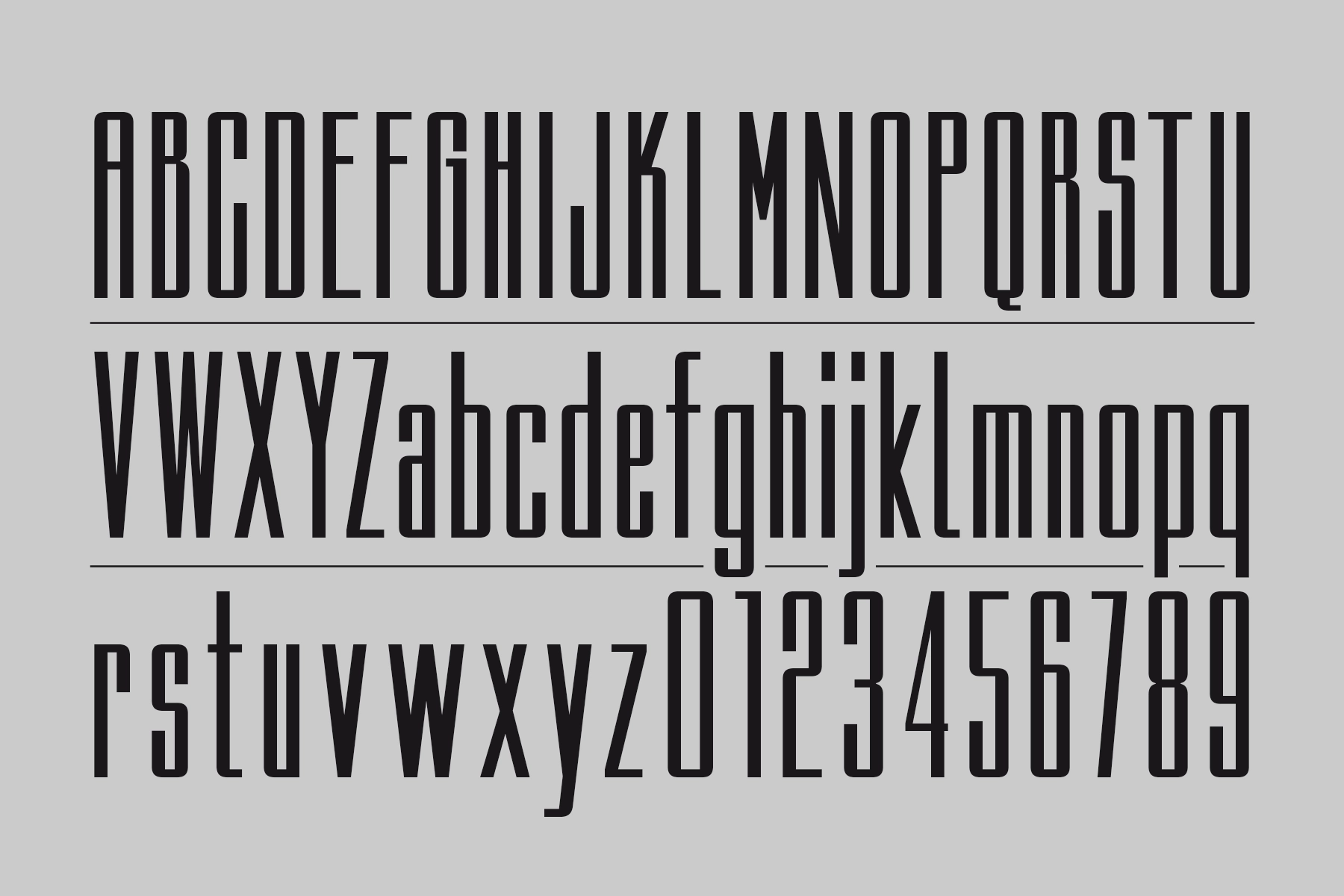 Clampdown - Condensed Display Sans Serif Font