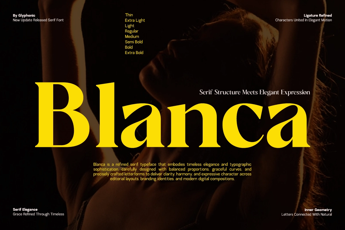 GC Blanca – Elegant Serif Display Font