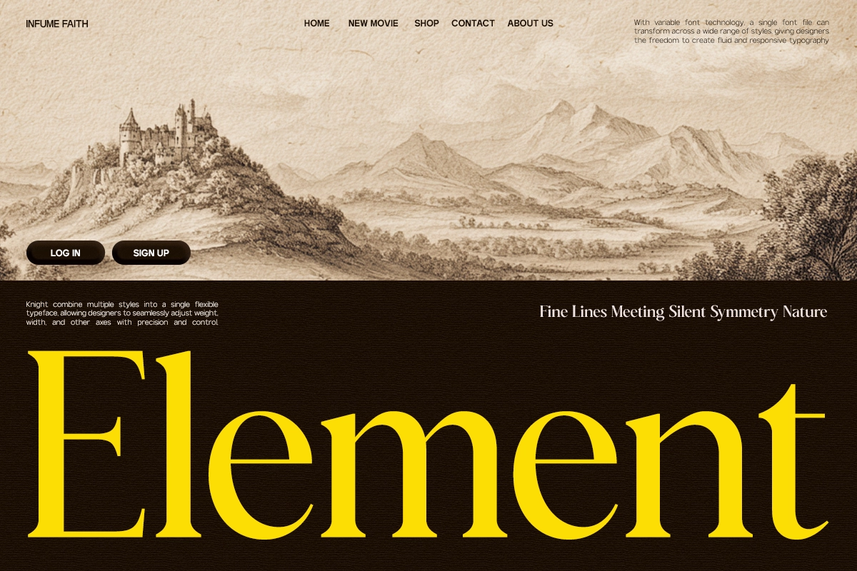GC Blanca – Elegant Serif Display Font