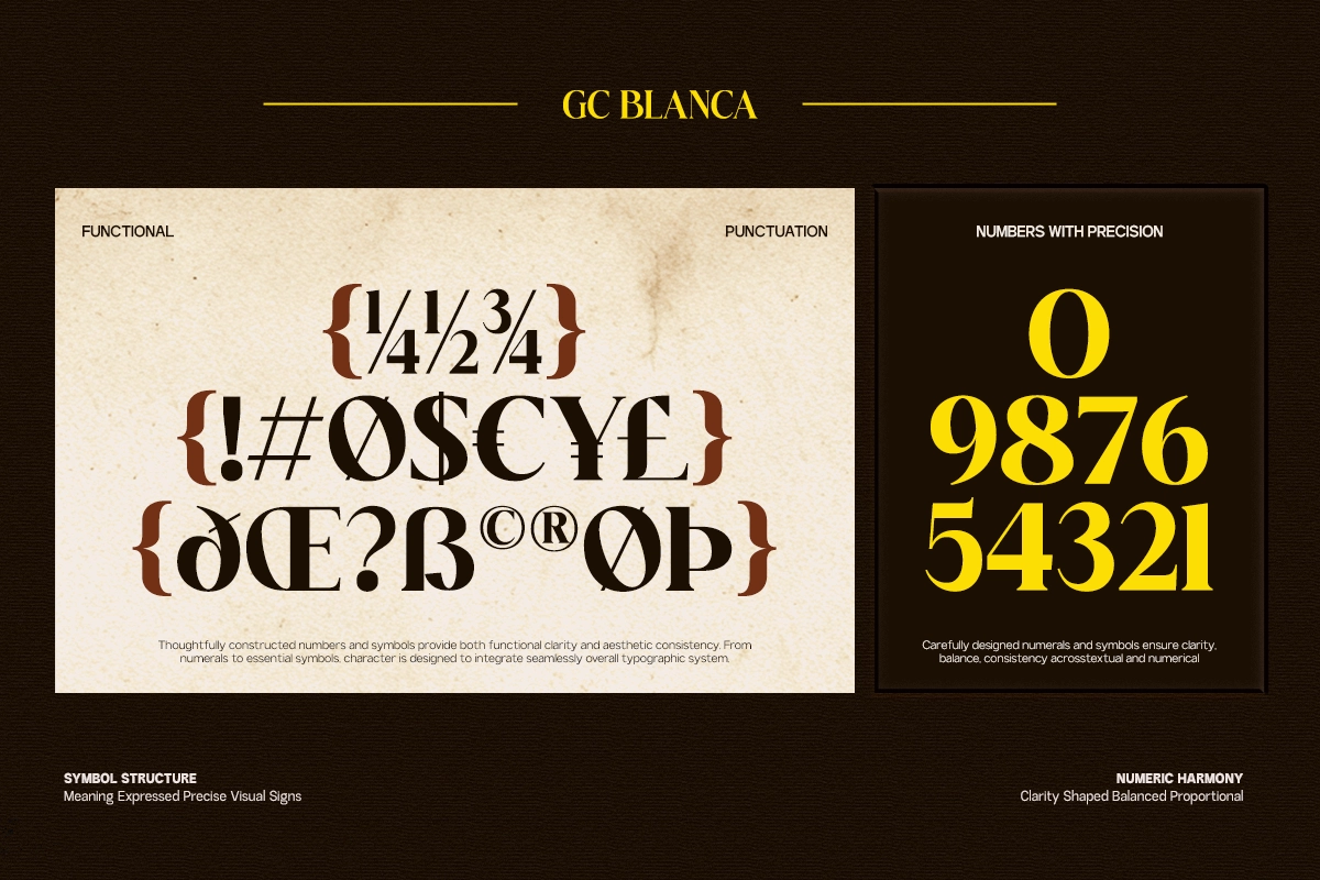 GC Blanca – Elegant Serif Display Font