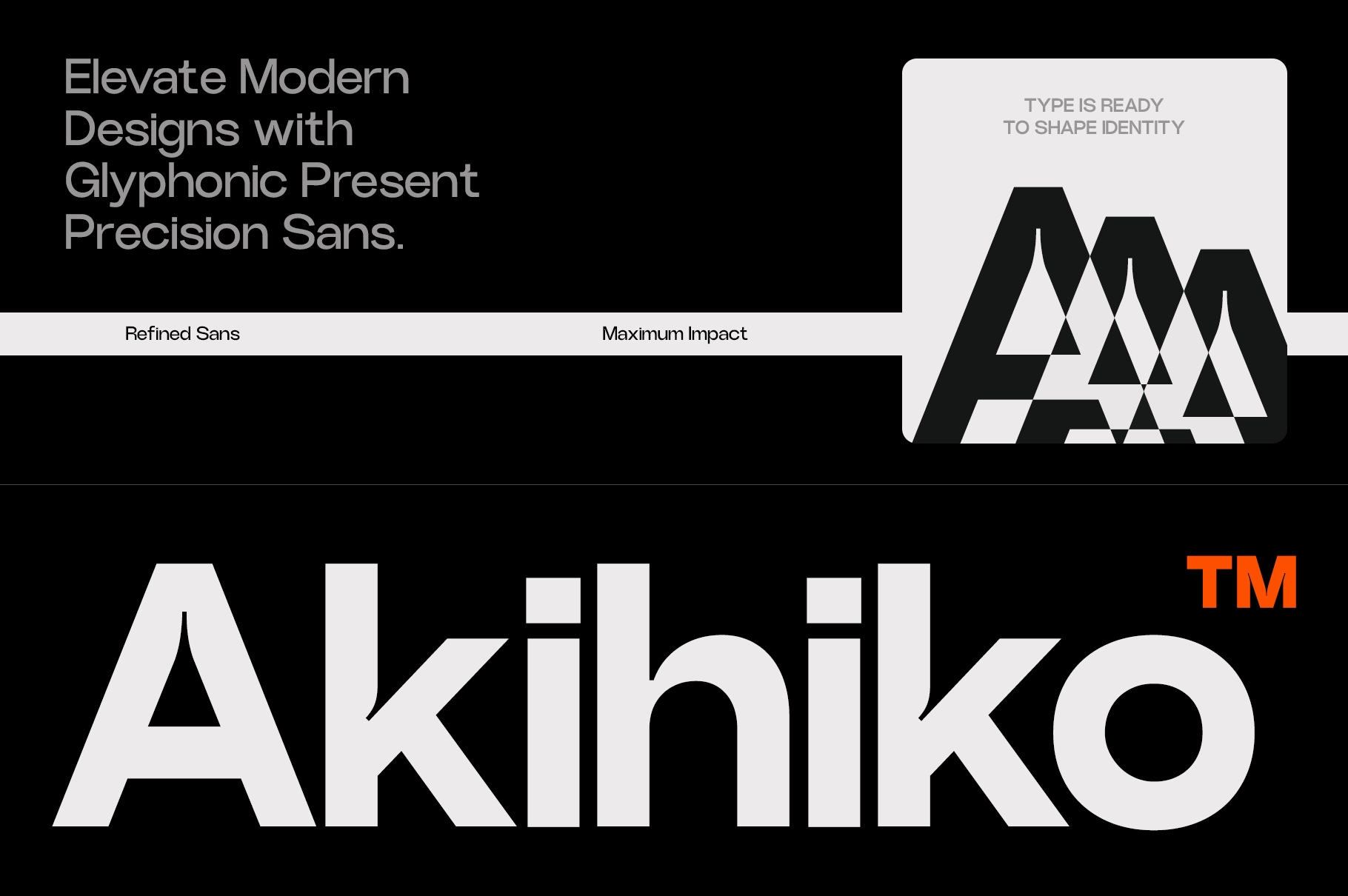 GC Akihiko - Modern Geometric Sans Serif Font