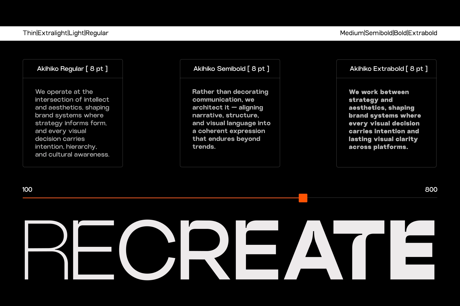 GC Akihiko - Modern Geometric Sans Serif Font