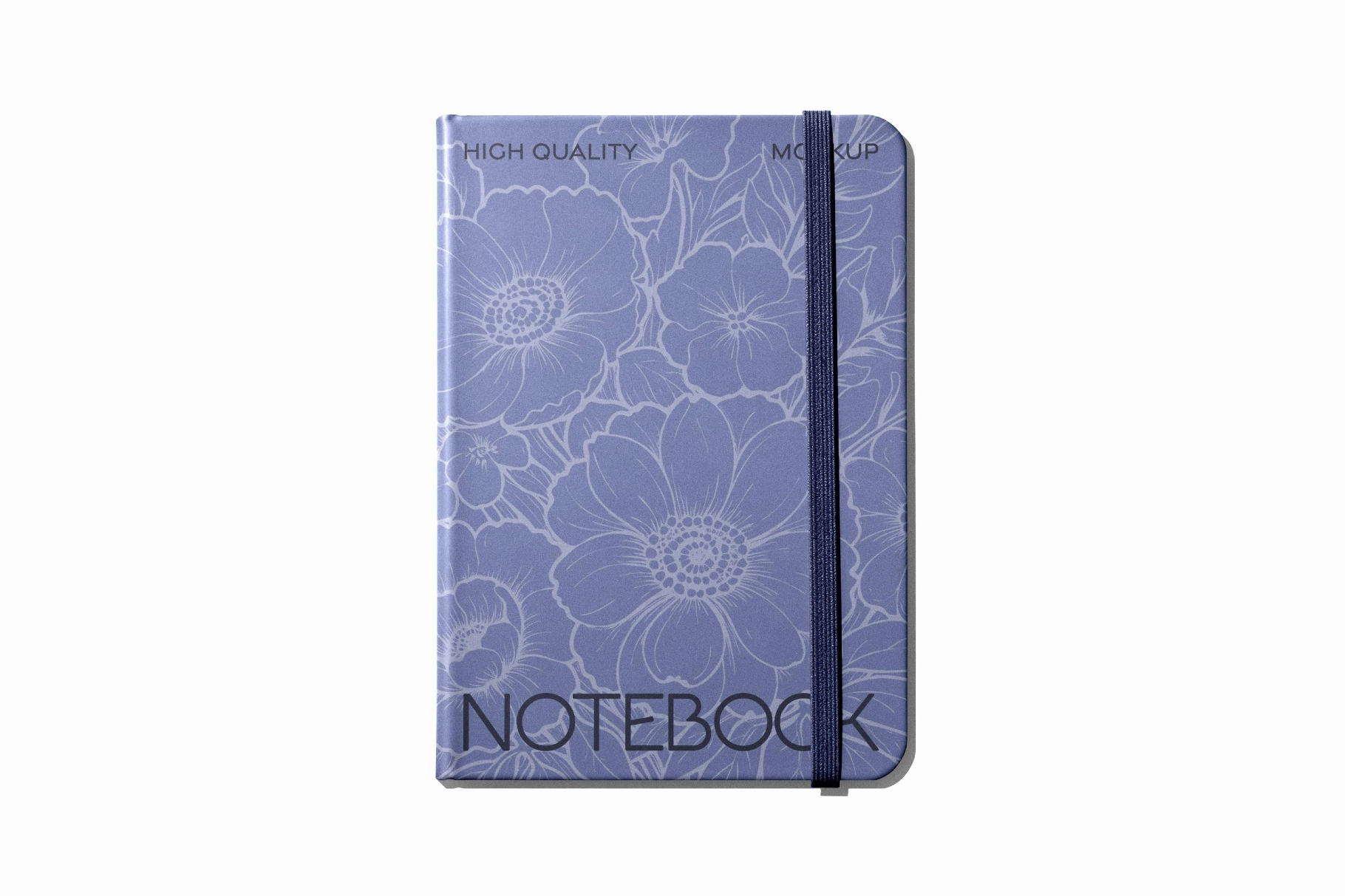 Notebook Mockup with Elastic Band