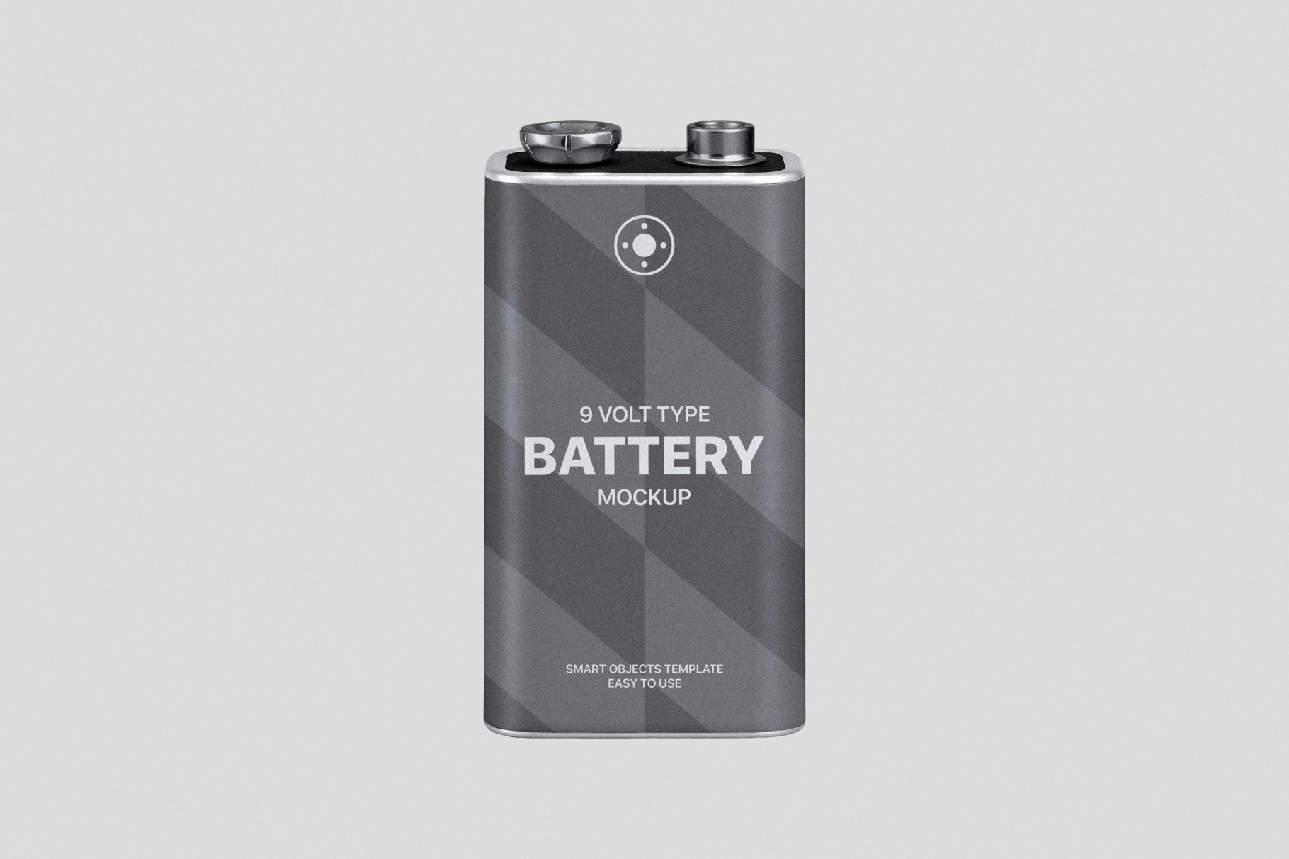 9 Volt Battery Mockup