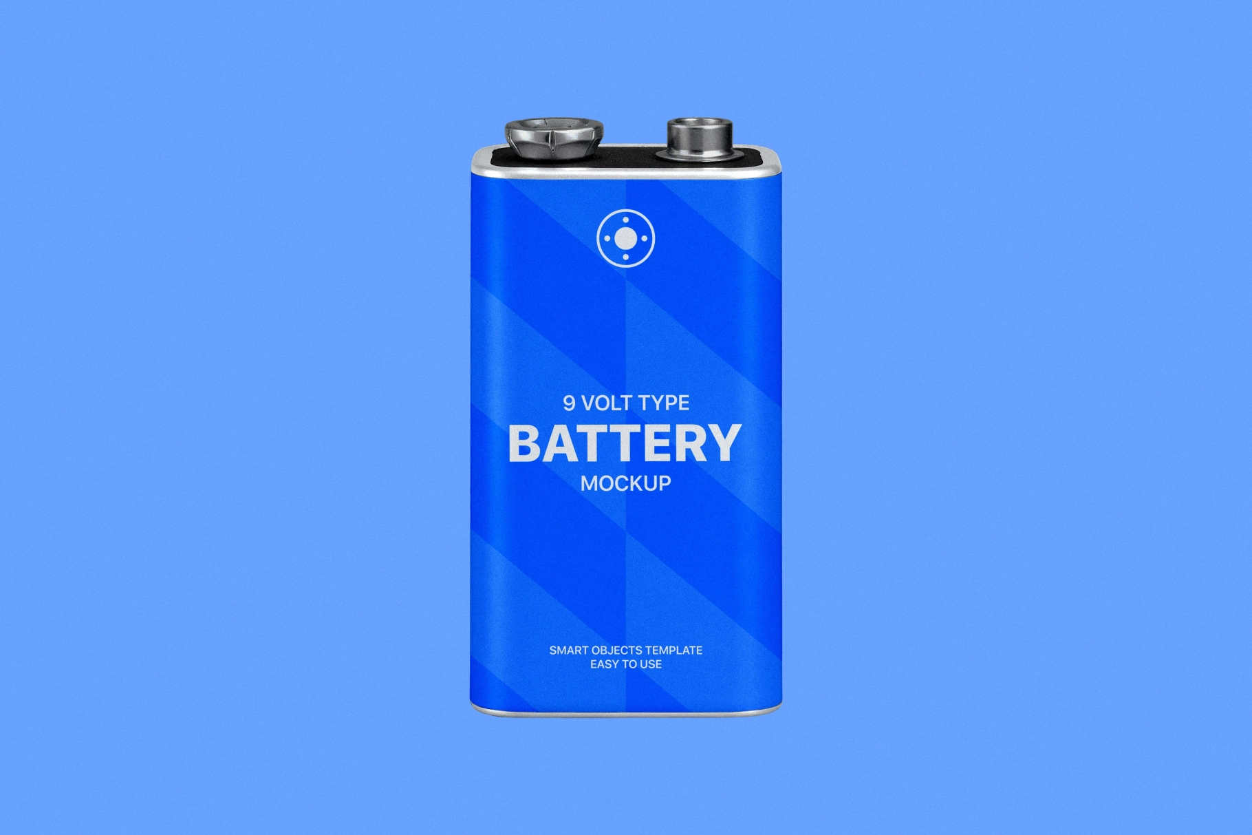 9 Volt Battery Mockup