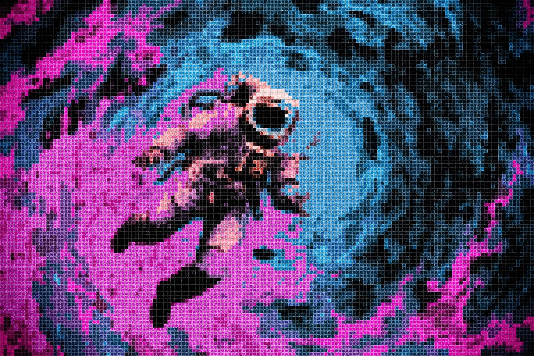 Pixelated Mosaic Photo Effect