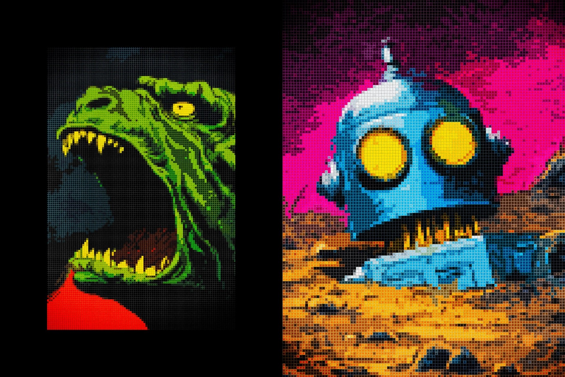 Pixelated Mosaic Photo Effect