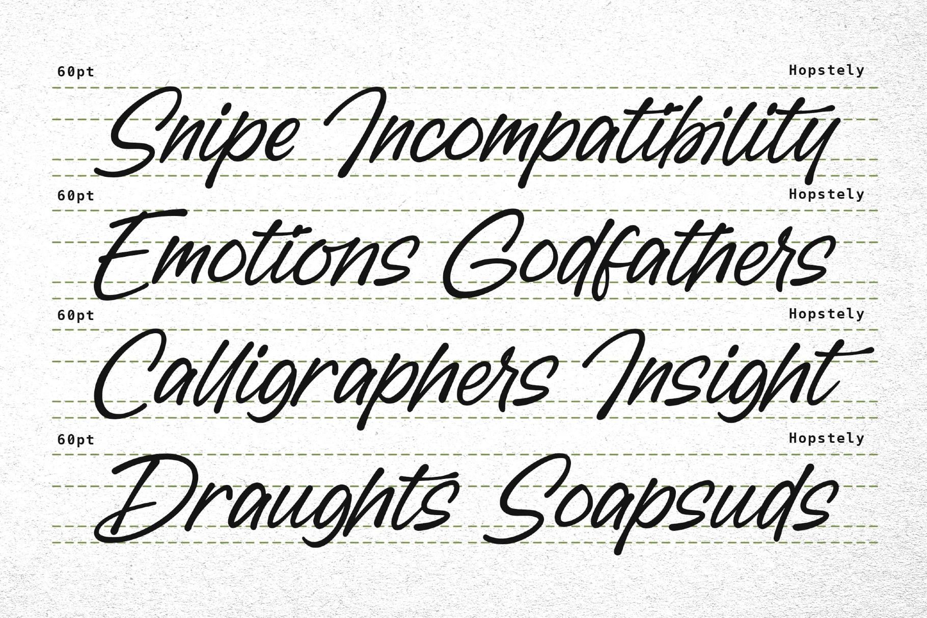 Hopstely Script – Handwritten Script Font