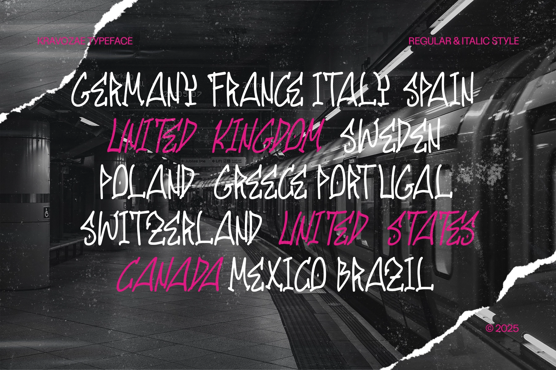 Kravozae - Graffiti Display Font