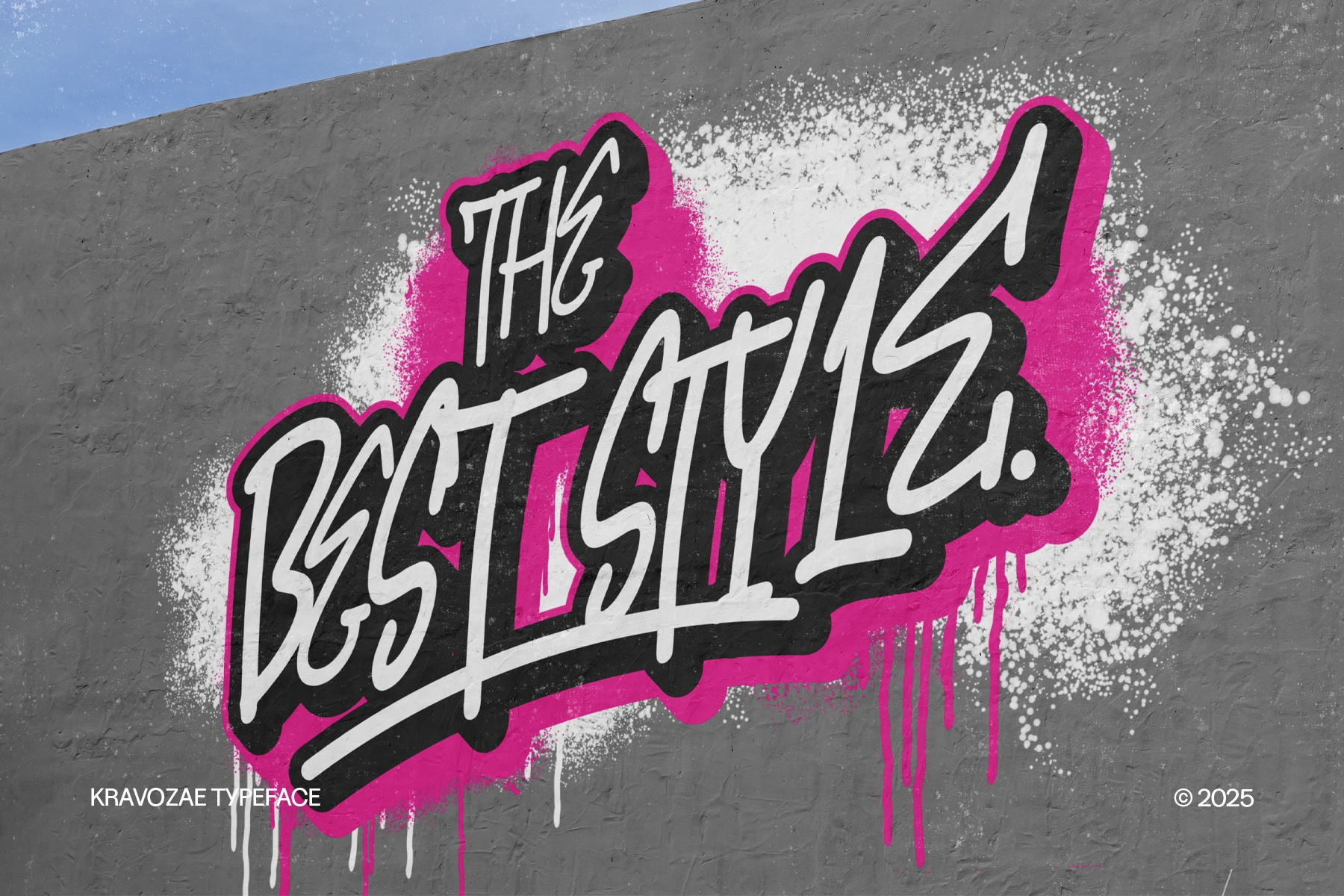 Kravozae - Graffiti Display Font