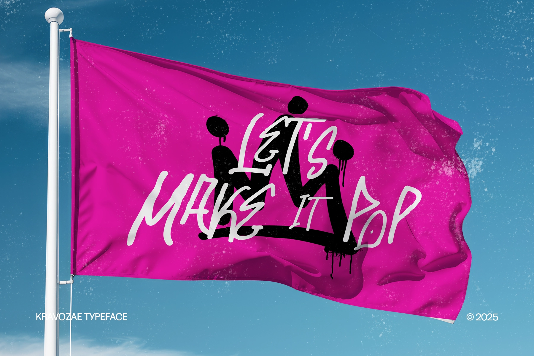 Kravozae - Graffiti Display Font