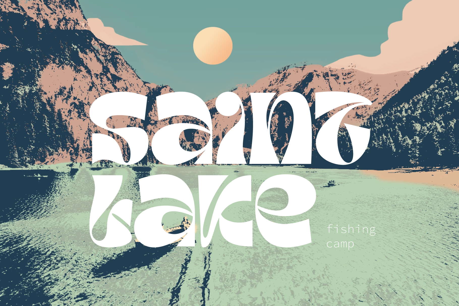 Tanamera - Psychedelic Display Font