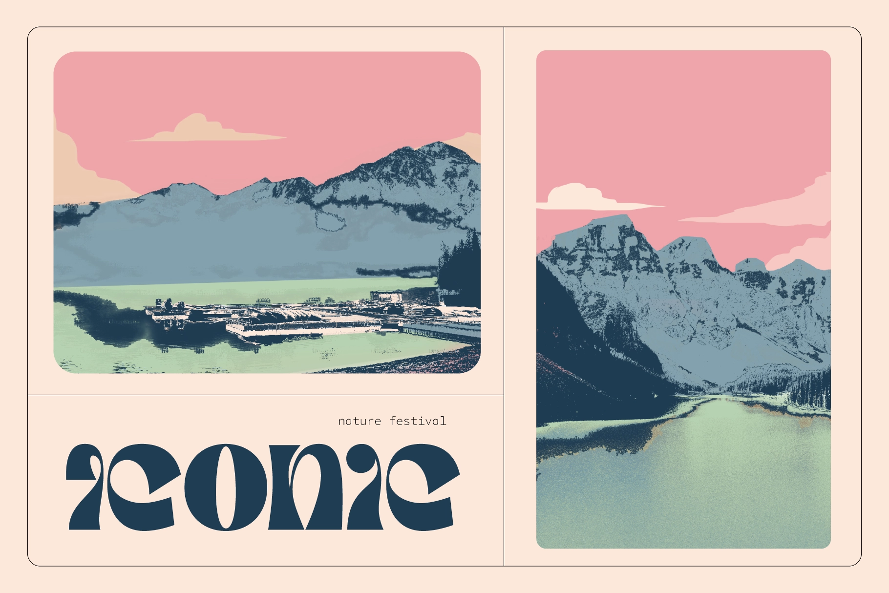 Tanamera - Psychedelic Display Font