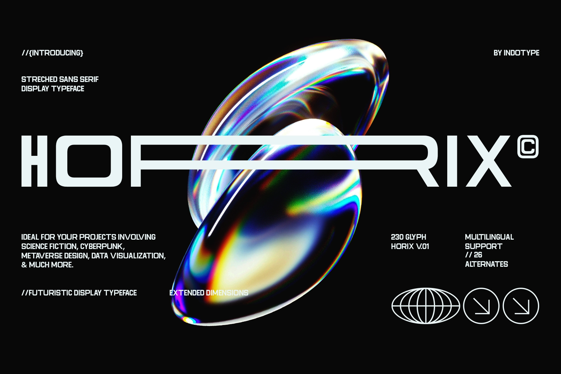 Horix - Modern Wide Sans Serif Font