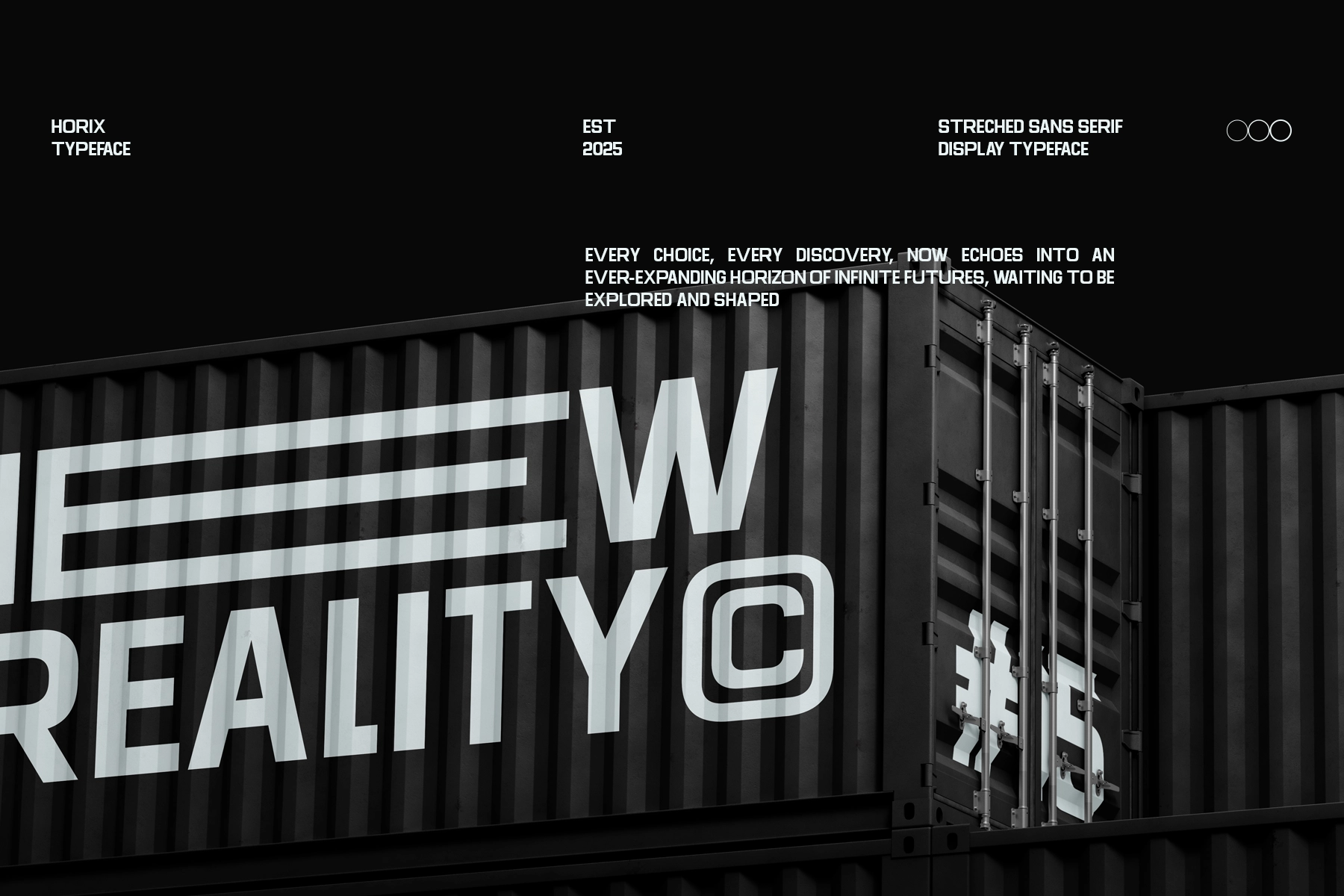 Horix - Modern Wide Sans Serif Font