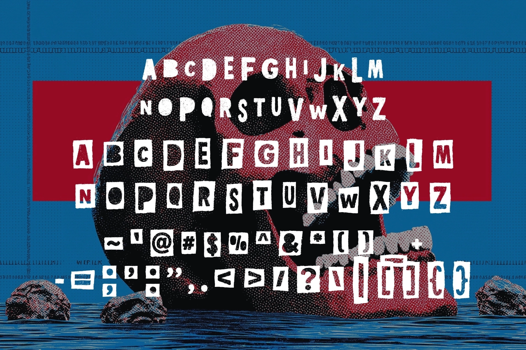 Vandal Vibes - Punk Cutout Display Font