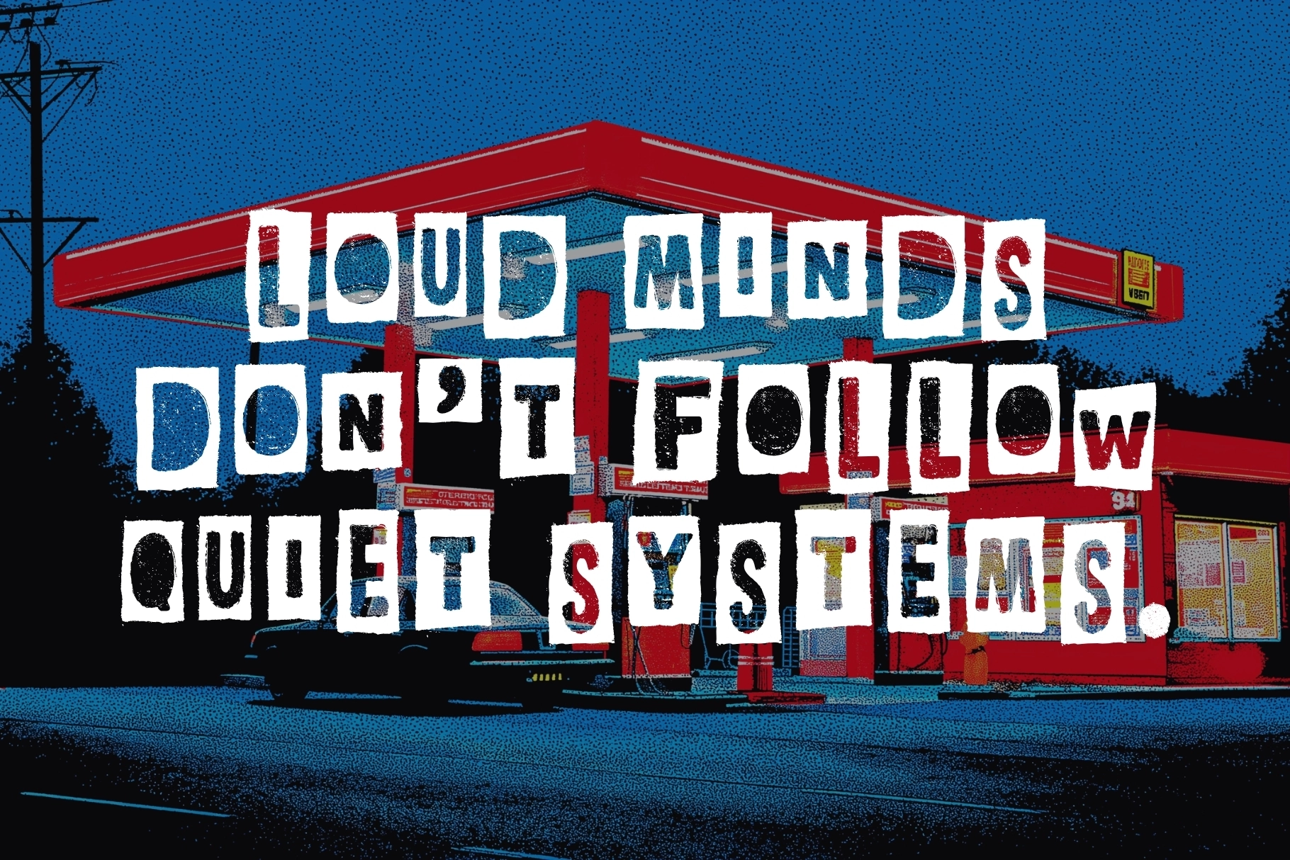 Vandal Vibes - Punk Cutout Display Font